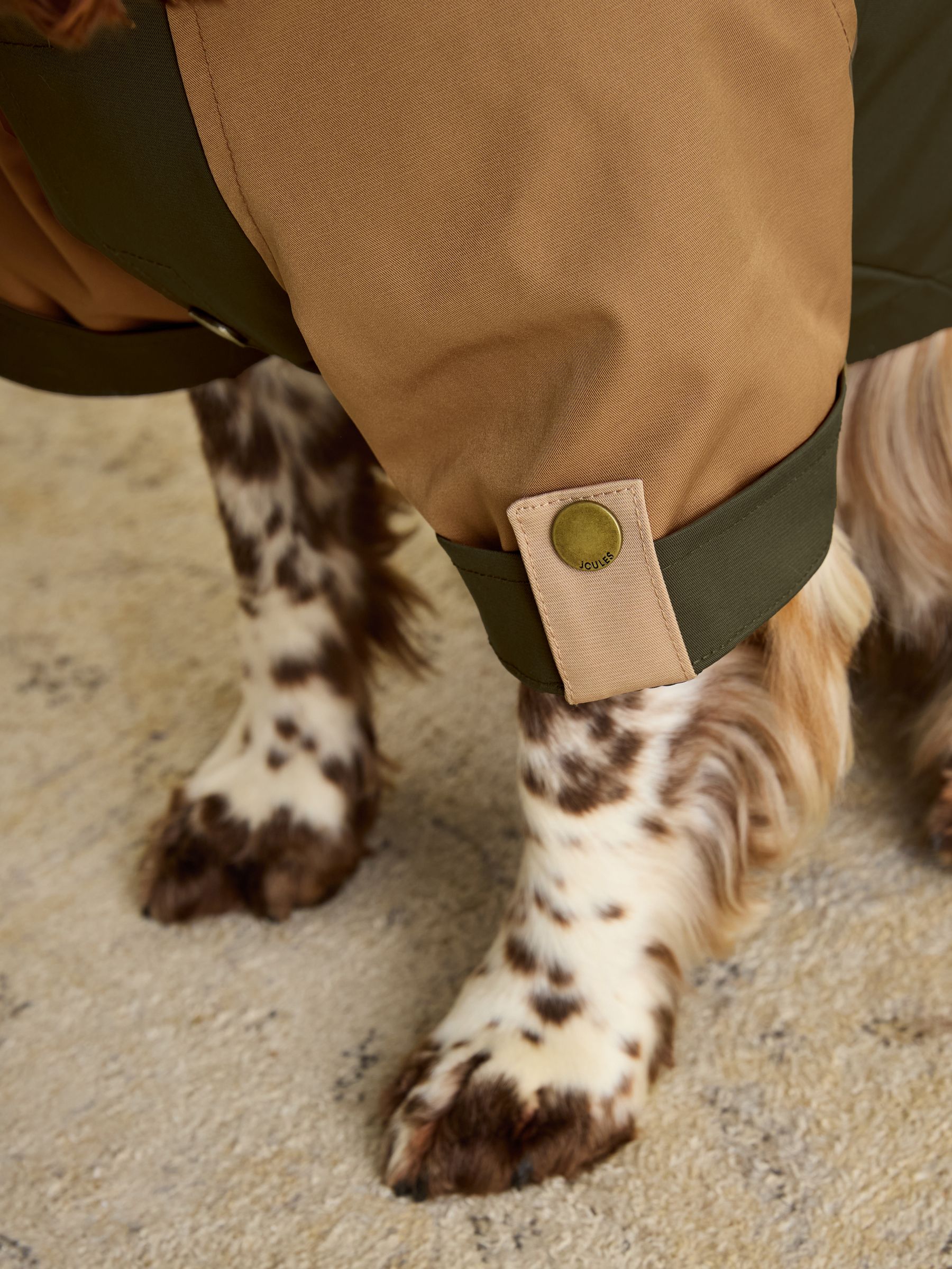 Kennington Brown & Khaki Dog Coat - Image 7 of 16