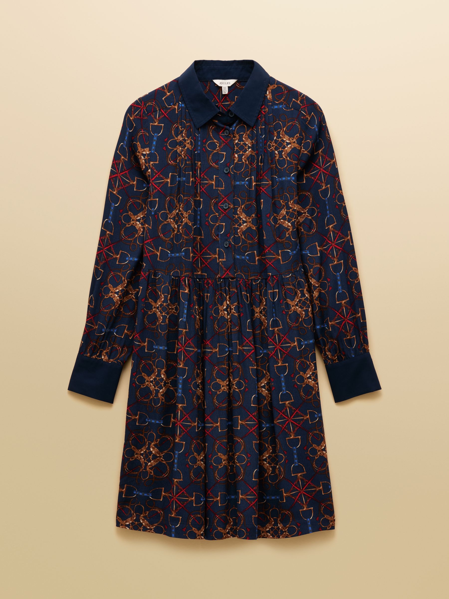 Eleanora Navy Bridle Shirt Dress - Image 7 of 7
