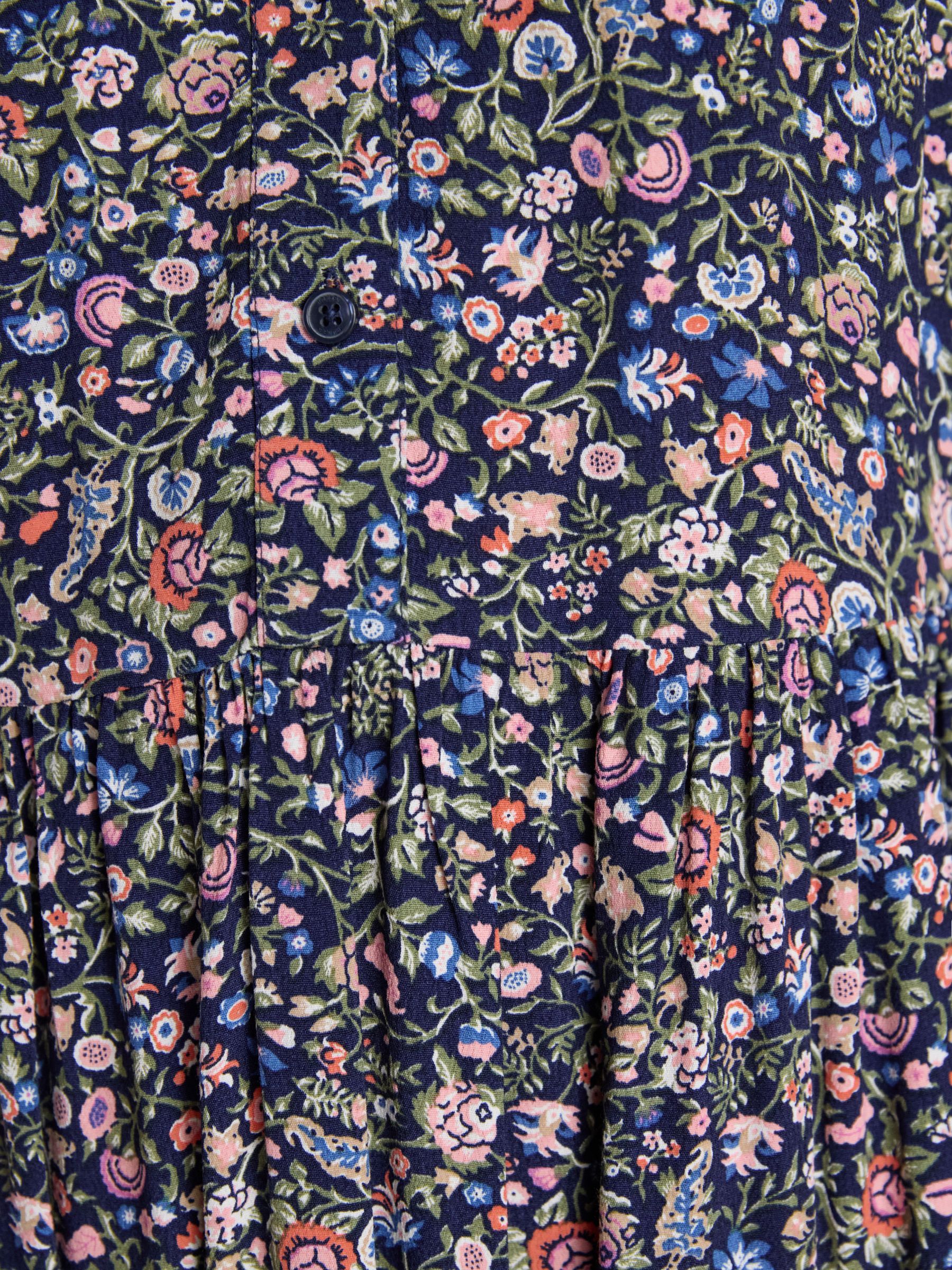 Eleanora Navy Ditsy Shirt Dress - Image 5 of 7