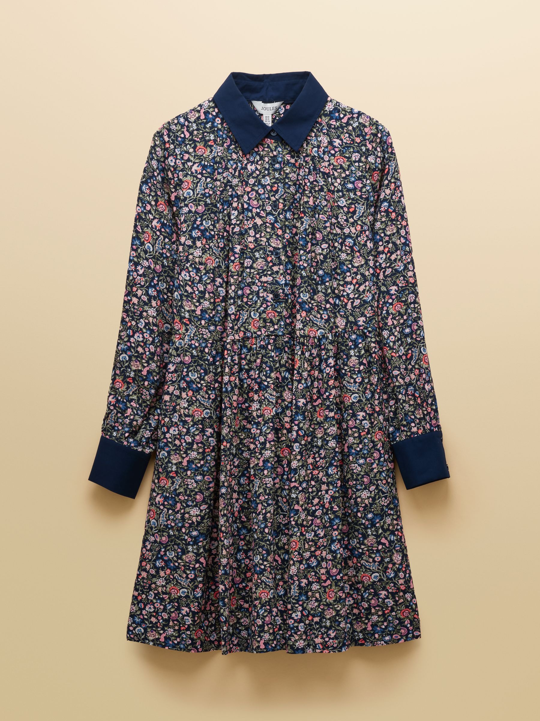 Eleanora Navy Ditsy Shirt Dress - Image 7 of 7