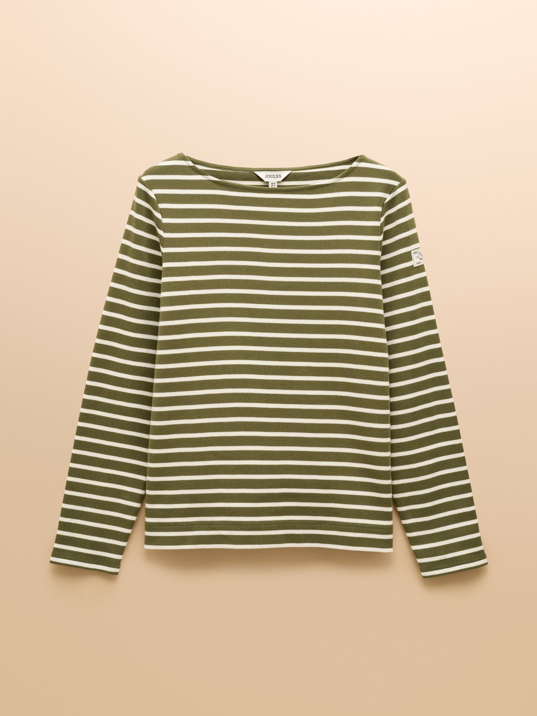 Harbour Green Boat Neck Long Sleeve Breton Stripe Top - Image 7 of 7 Harbour Green Boat Neck Long Sleeve Breton Stripe Top - Image 7 of 7