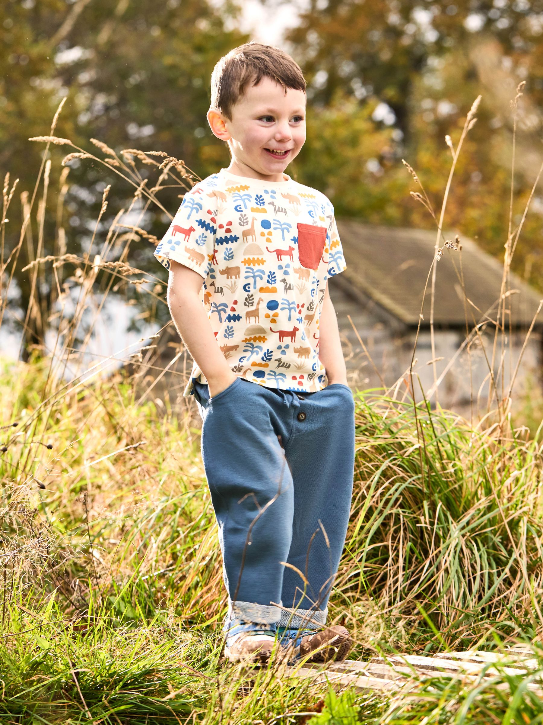 Ecru Safari 2-Pack Printed & Plain T-Shirts - Image 8 of 8