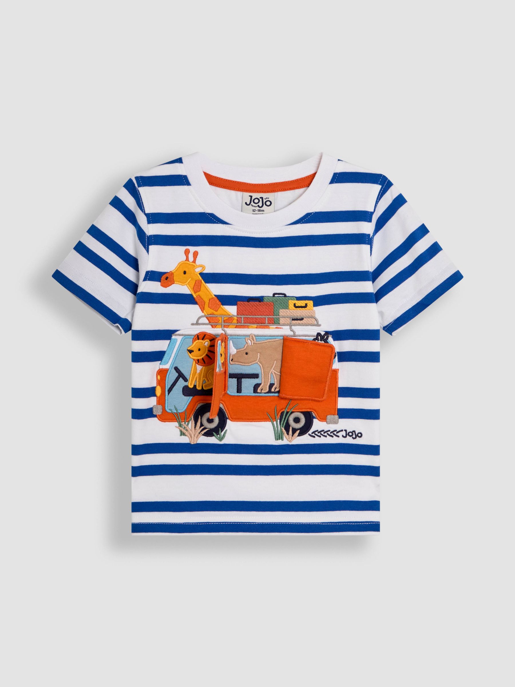 Ecru Safari Stripe Appliqué T-Shirt - Image 2 of 3
