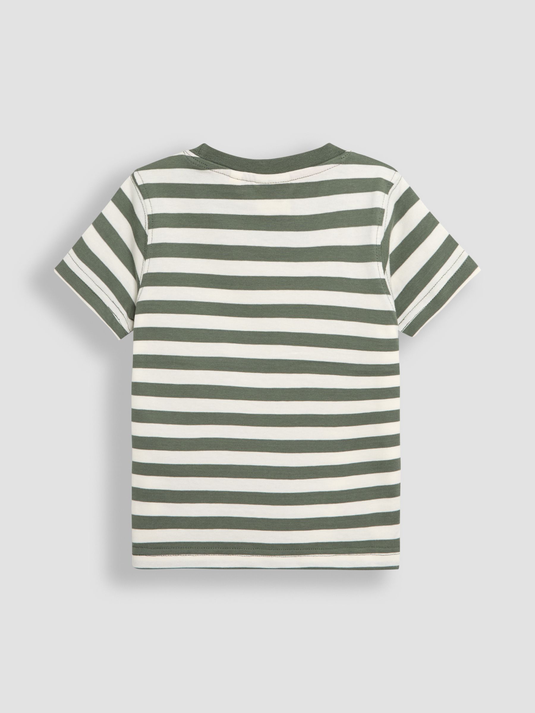 Khaki Tractor Appliqué Border T-Shirt - Image 2 of 3