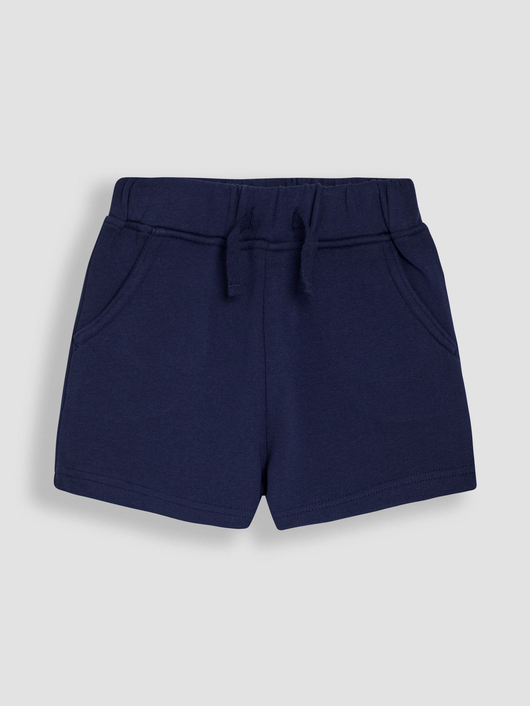 Khaki Green Safari & Navy Blue 2-Pack Printed & Plain Shorts - Image 4 of 5