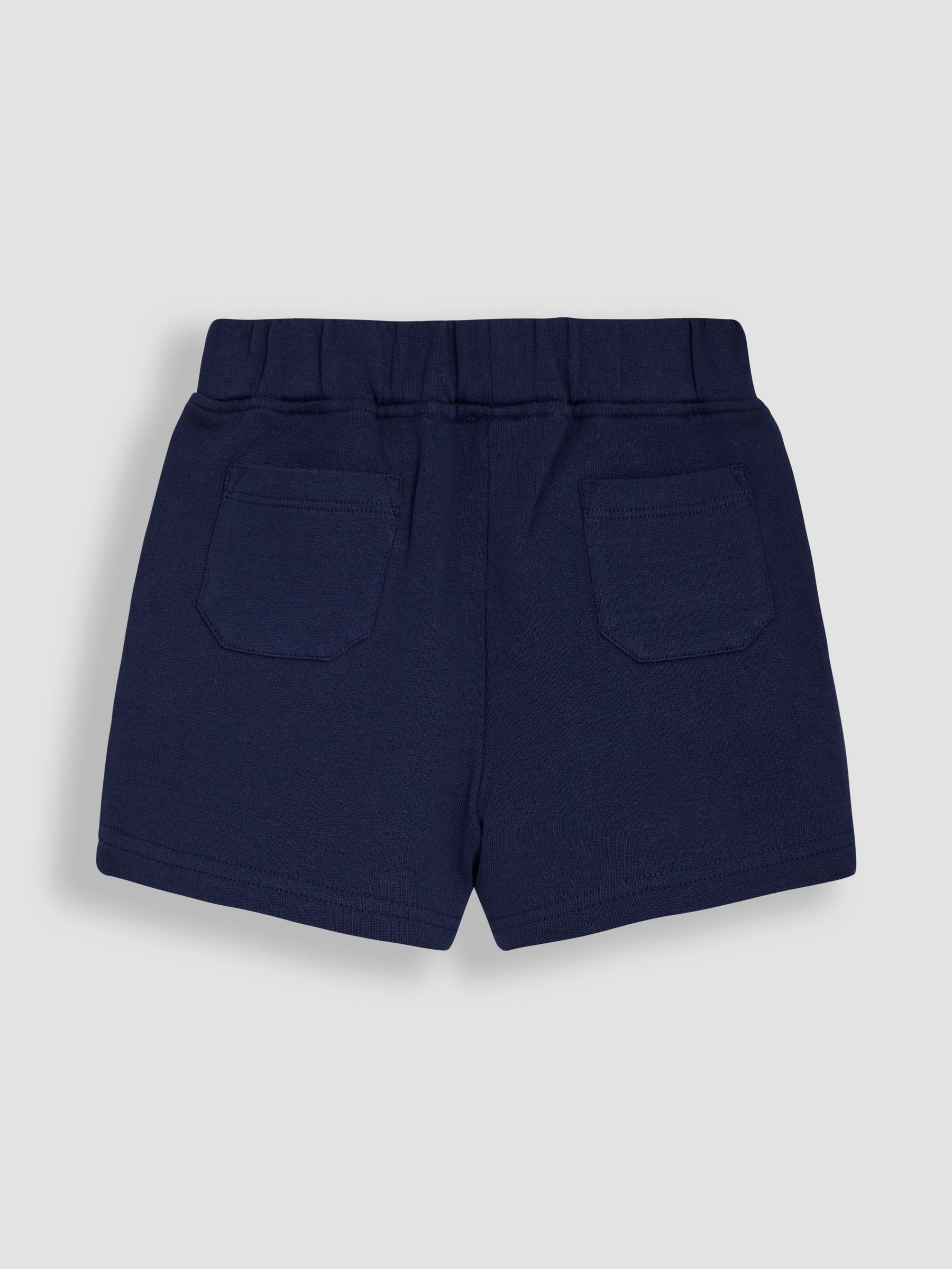 Khaki Green Safari & Navy Blue 2-Pack Printed & Plain Shorts - Image 5 of 5