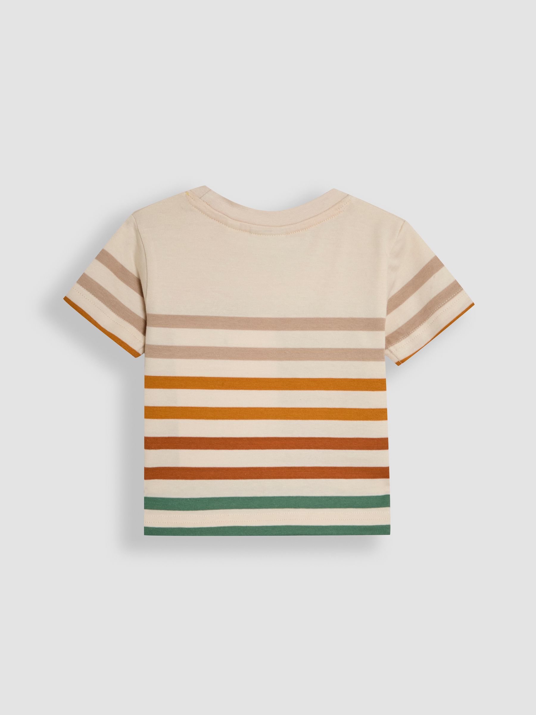 Natural Lion Appliqué Pocket 100% Cotton T-Shirt - Image 2 of 3