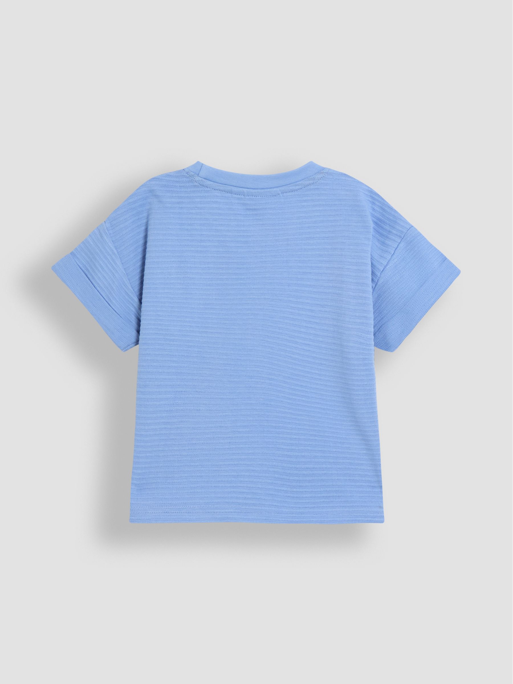 Blue Textured T-Shirt - Image 2 of 3