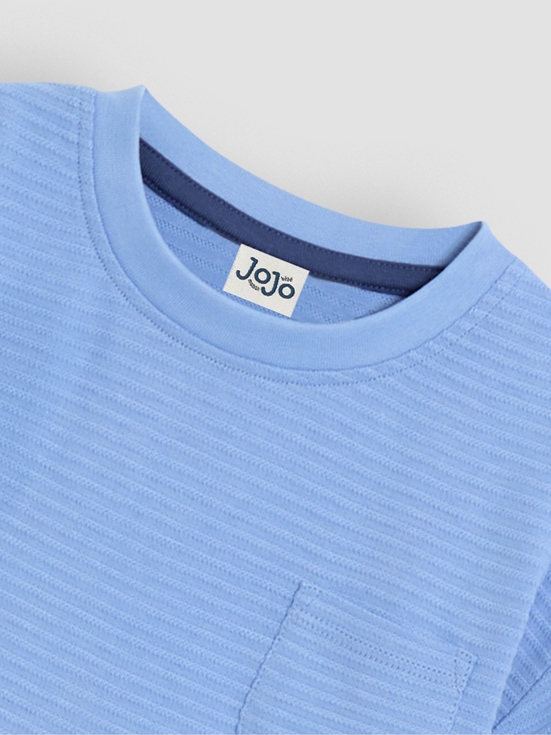Blue Textured T-Shirt - Image 3 of 3