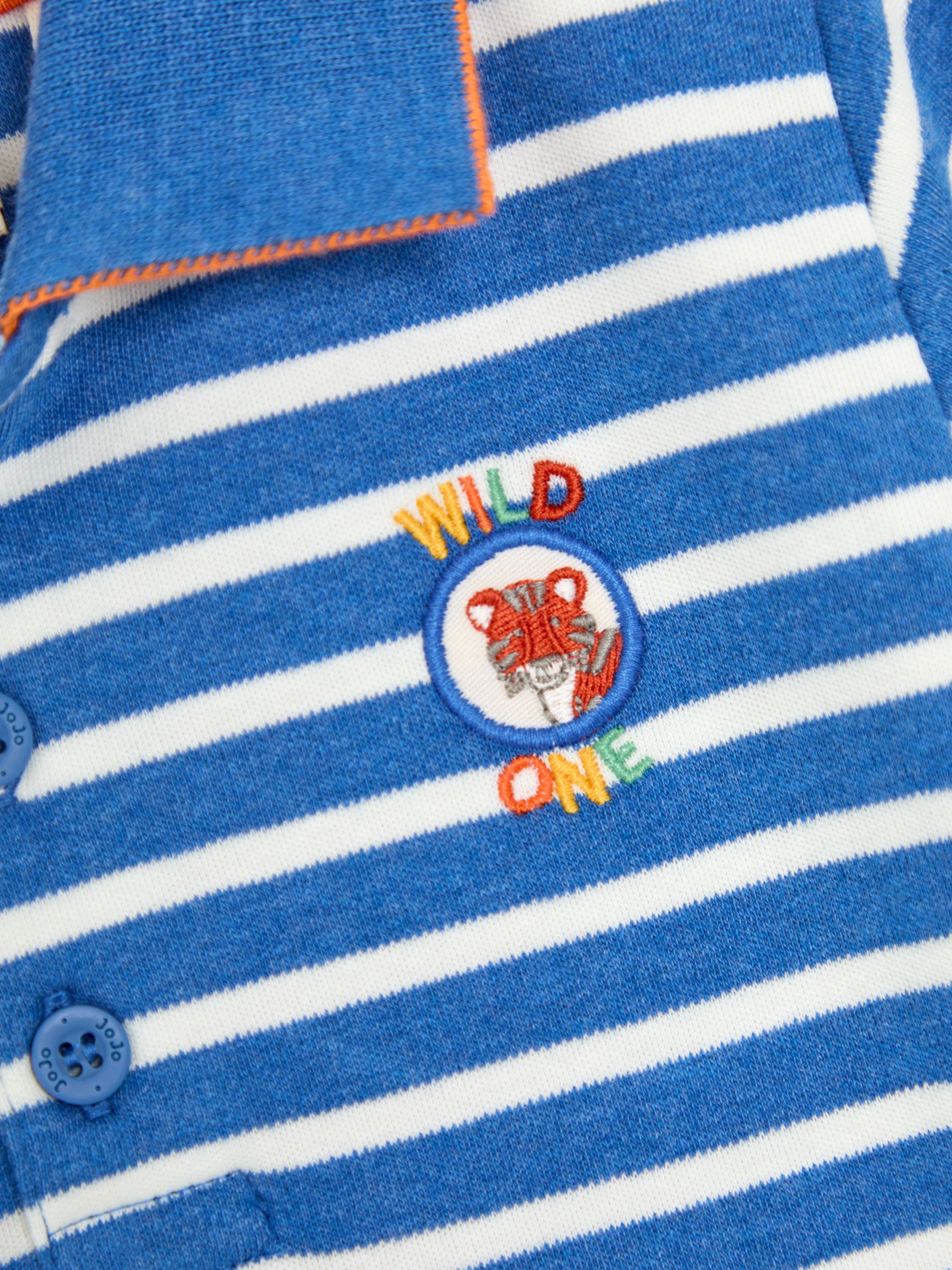 Denim Tiger Badge 100% Cotton Polo Shirt - Image 3 of 3