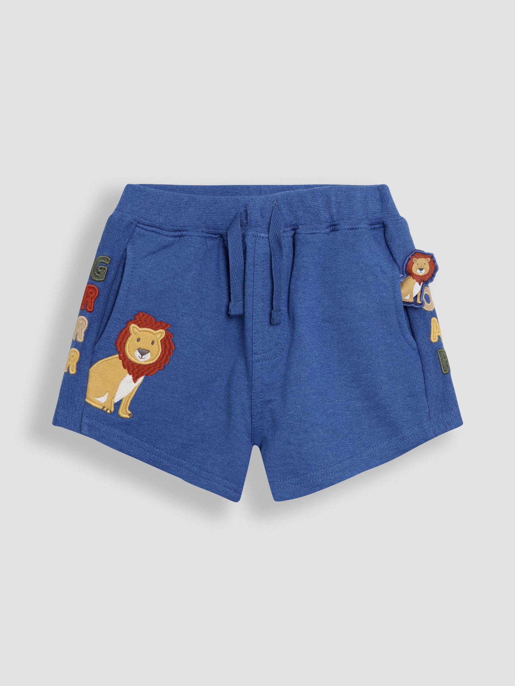 Blue Lion Lion Appliqué Shorts - Image 2 of 4