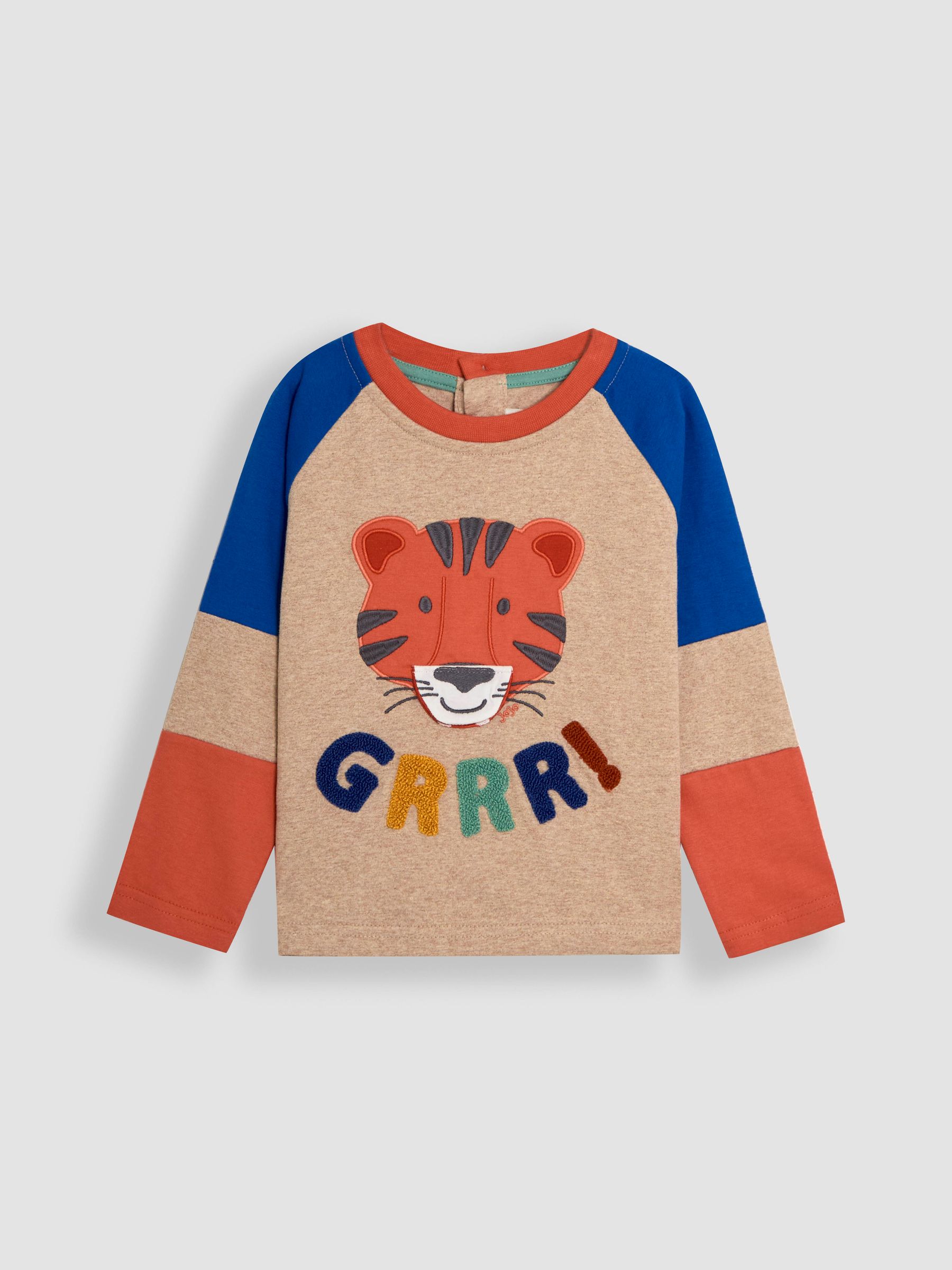 Natural Tiger 100% Cotton Appliqué Top - Image 2 of 3