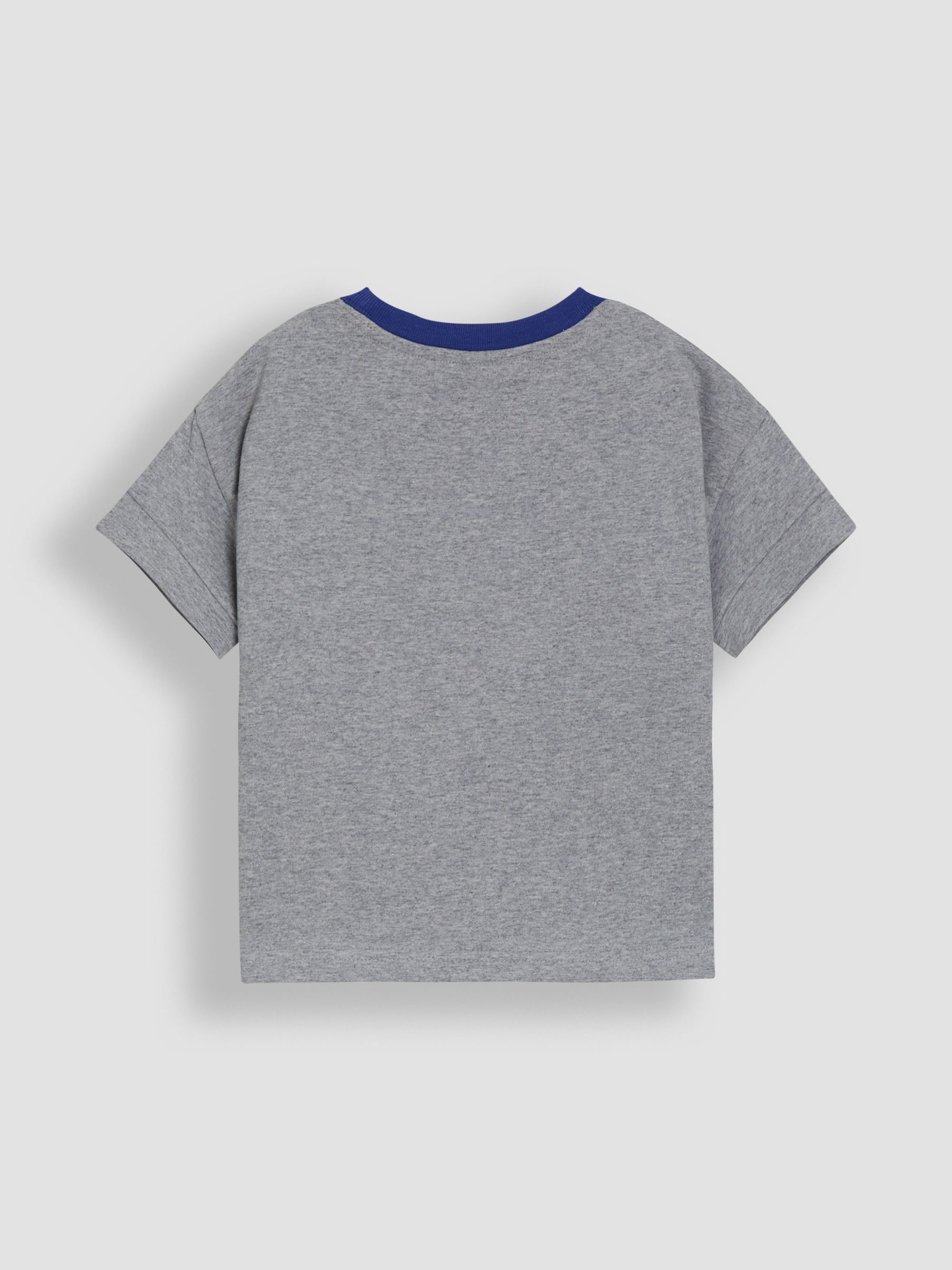 Marl Grey Construction Appliqué T-Shirt - Image 3 of 5