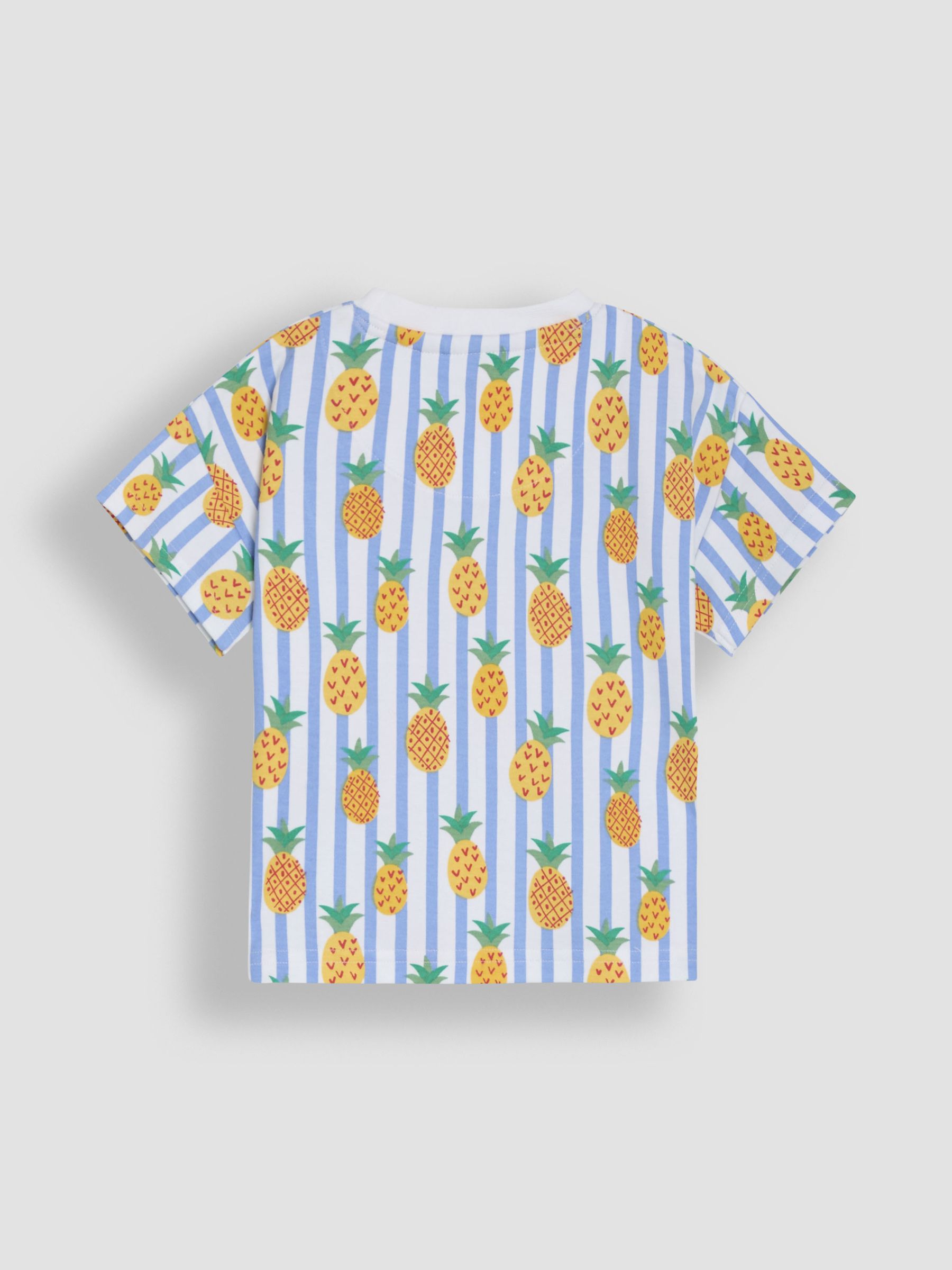 Yellow Pineapple Printed and Plain T-Shirts 2 Pack - Image 3 of 7