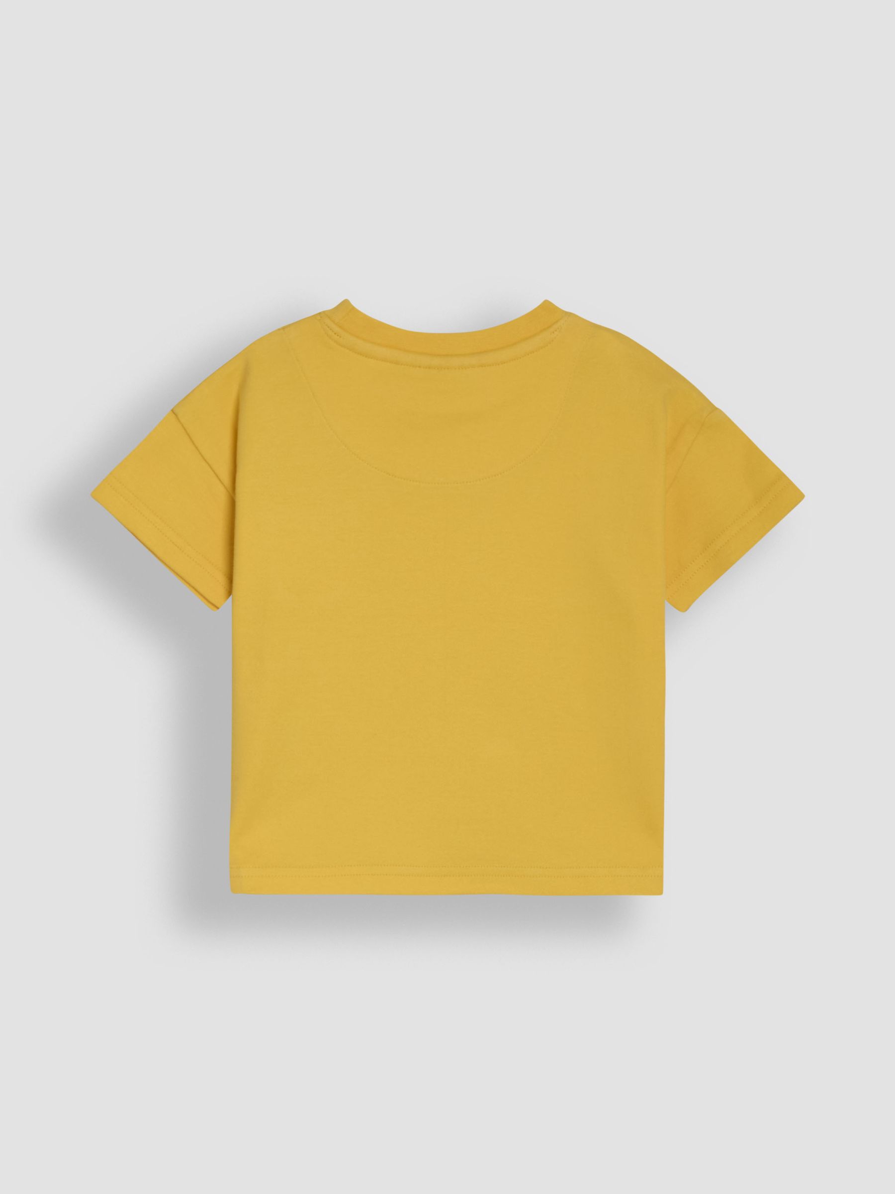 Yellow Pineapple Printed and Plain T-Shirts 2 Pack - Image 6 of 7
