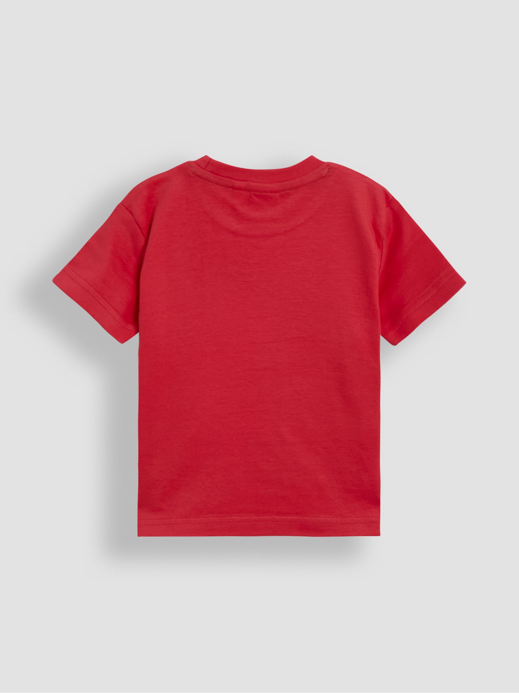 Red Construction 100% Cotton Graphic Printed & Plain T-Shirts 2 Pack - Image 3 of 5