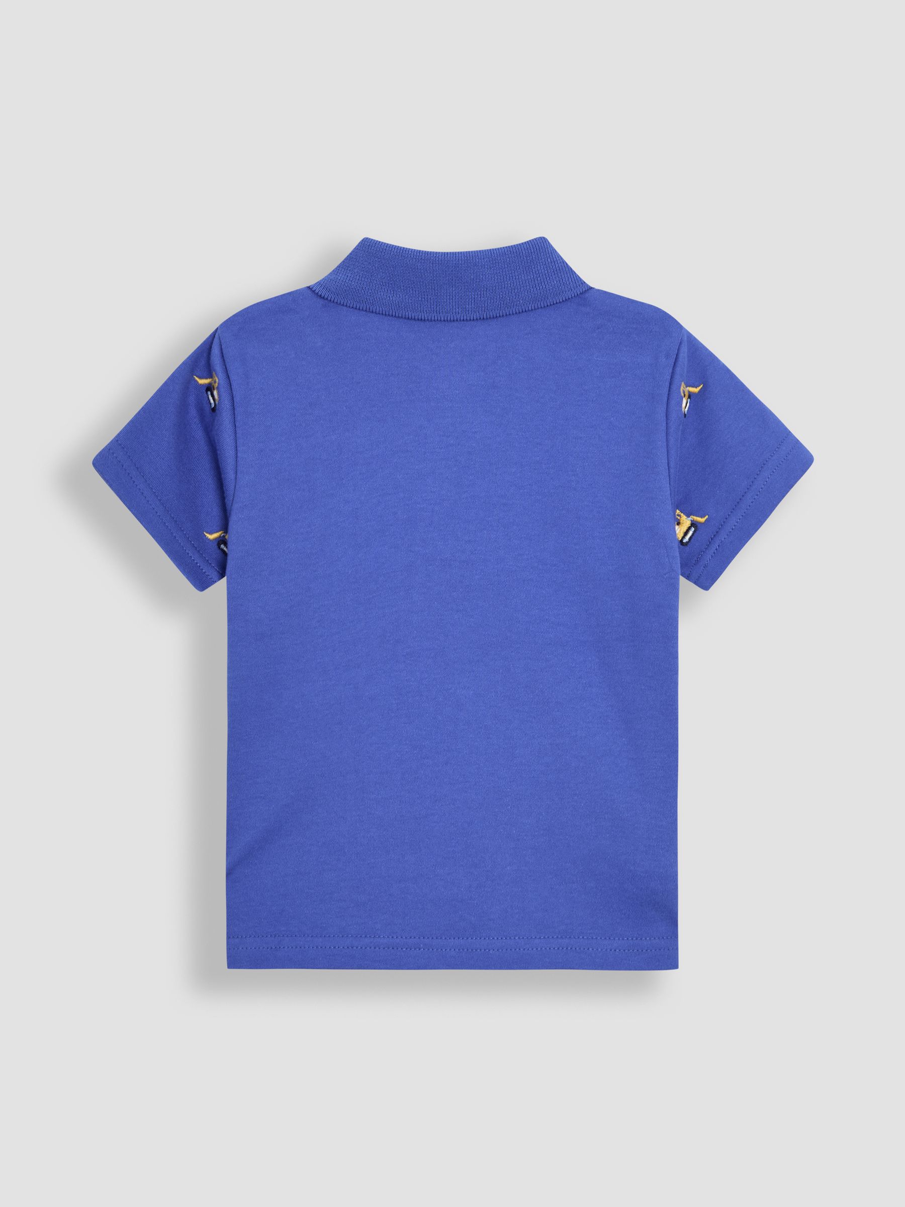 Blue Construction Embroidered Polo Shirt - Image 2 of 3