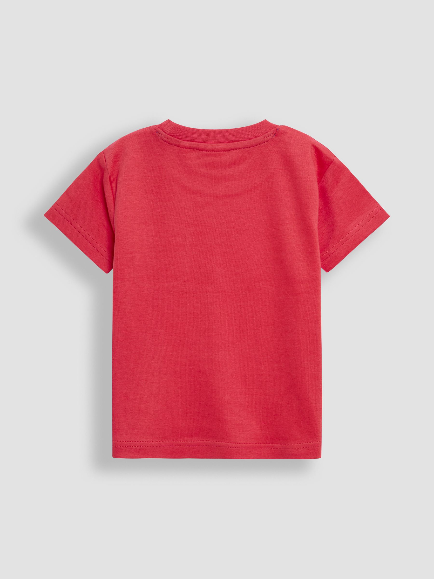 Blue Shark 100% Cotton Printed & Plain T-Shirts 2 Pack - Image 5 of 5