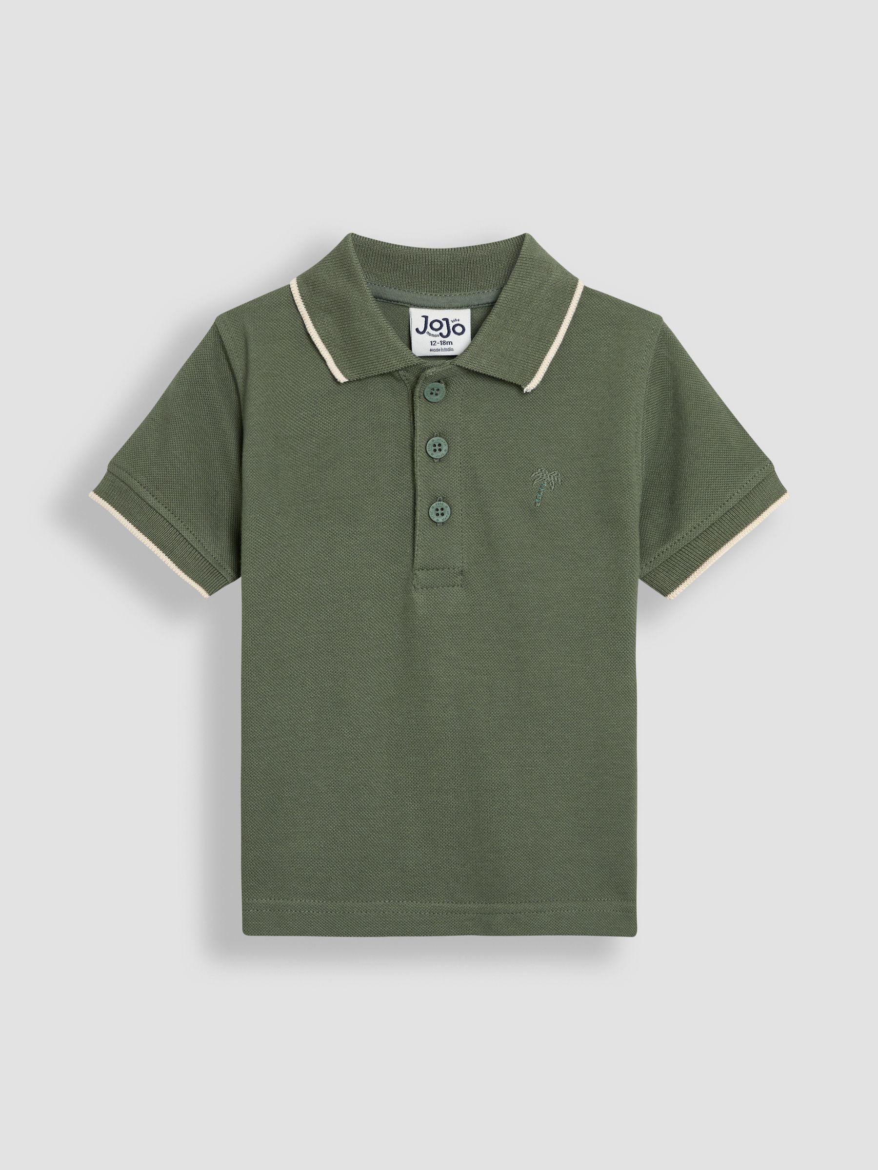 Khaki Classic Polo Shirt - Image 1 of 3