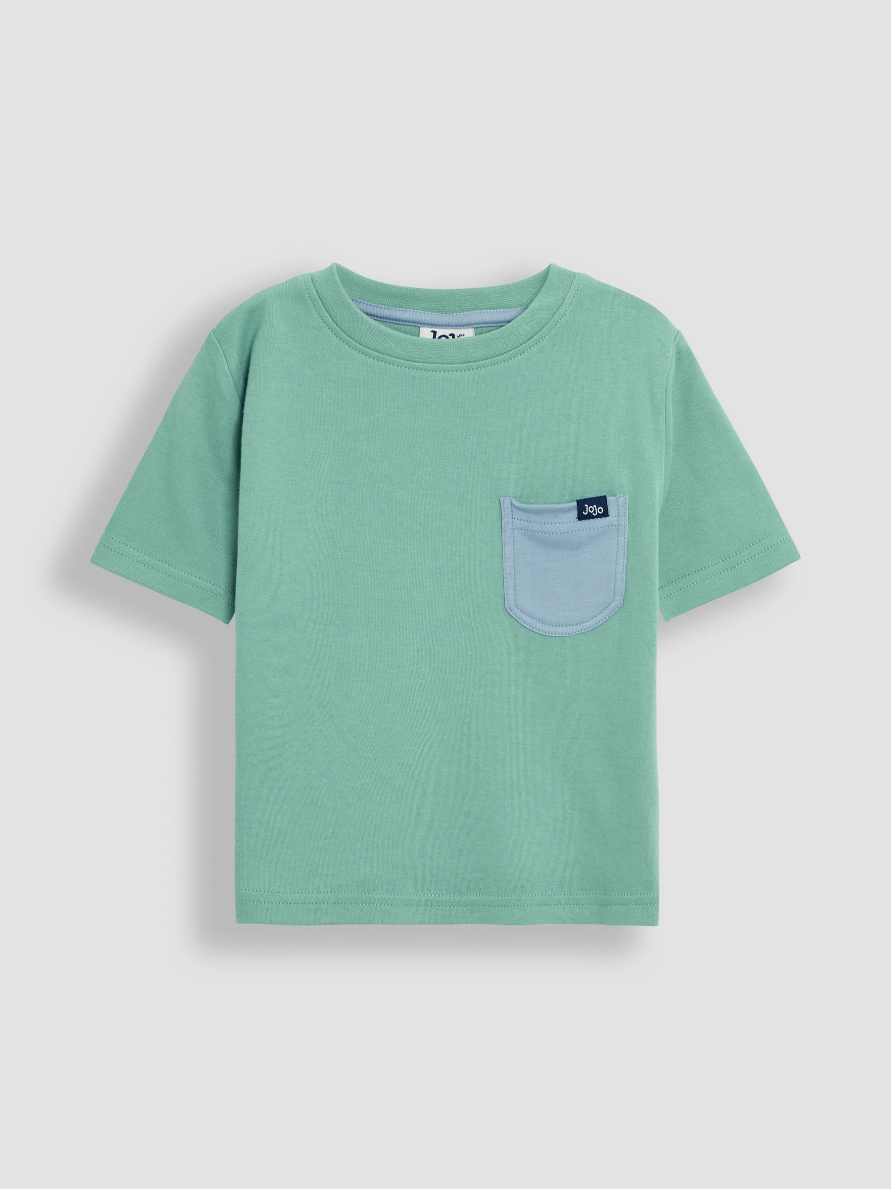 Blue Tractor Checkerboard 2-Pack Printed & Plain T-Shirts - Image 4 of 5