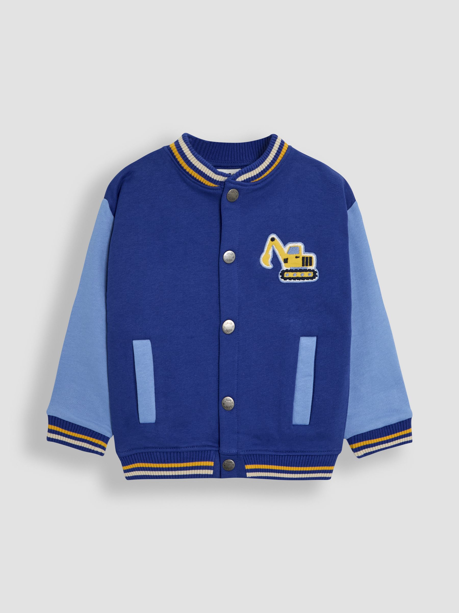 Blue Digger Letterman Bomber Jacket - Image 1 of 5