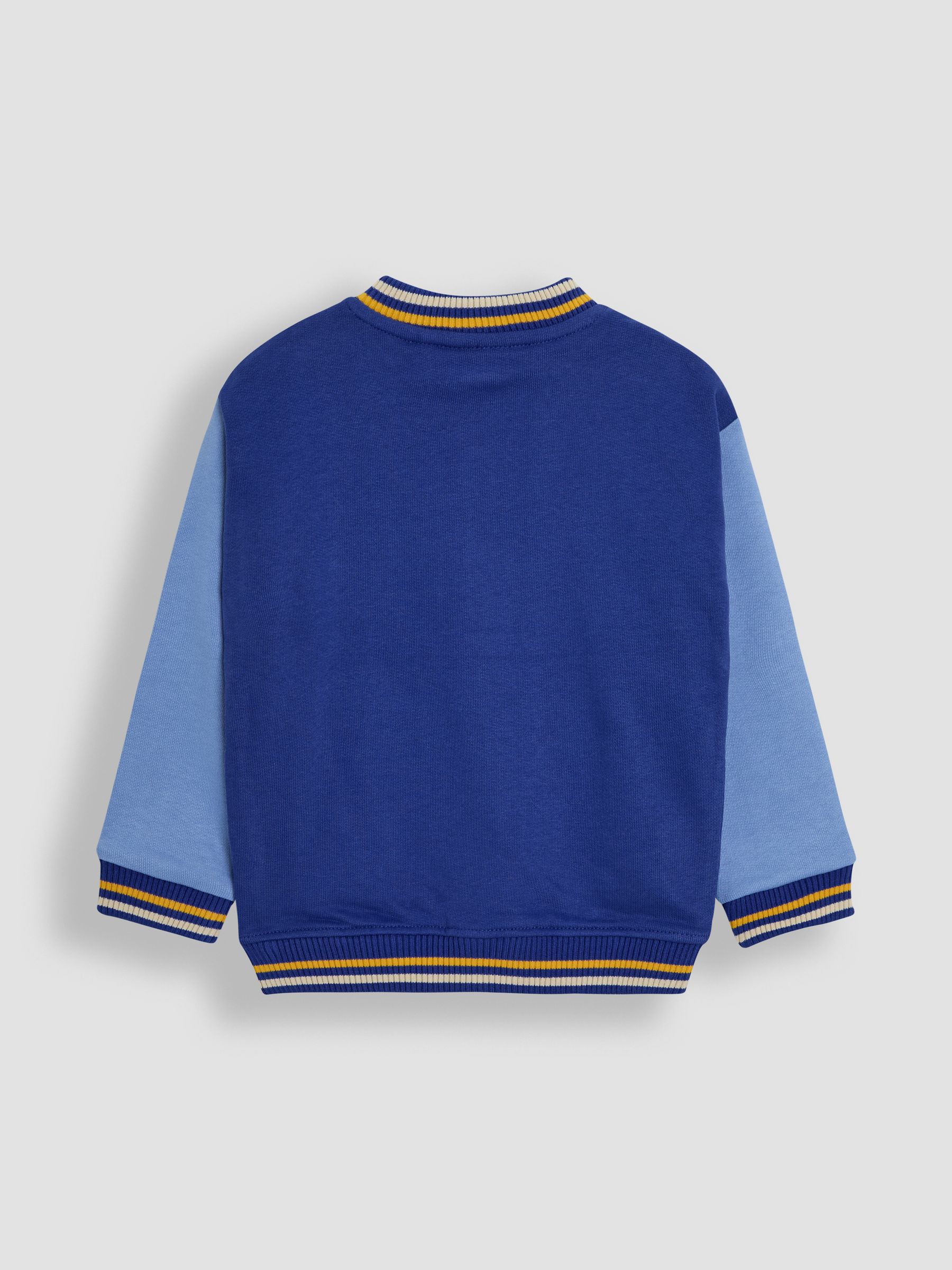 Blue Digger Letterman Bomber Jacket - Image 2 of 5