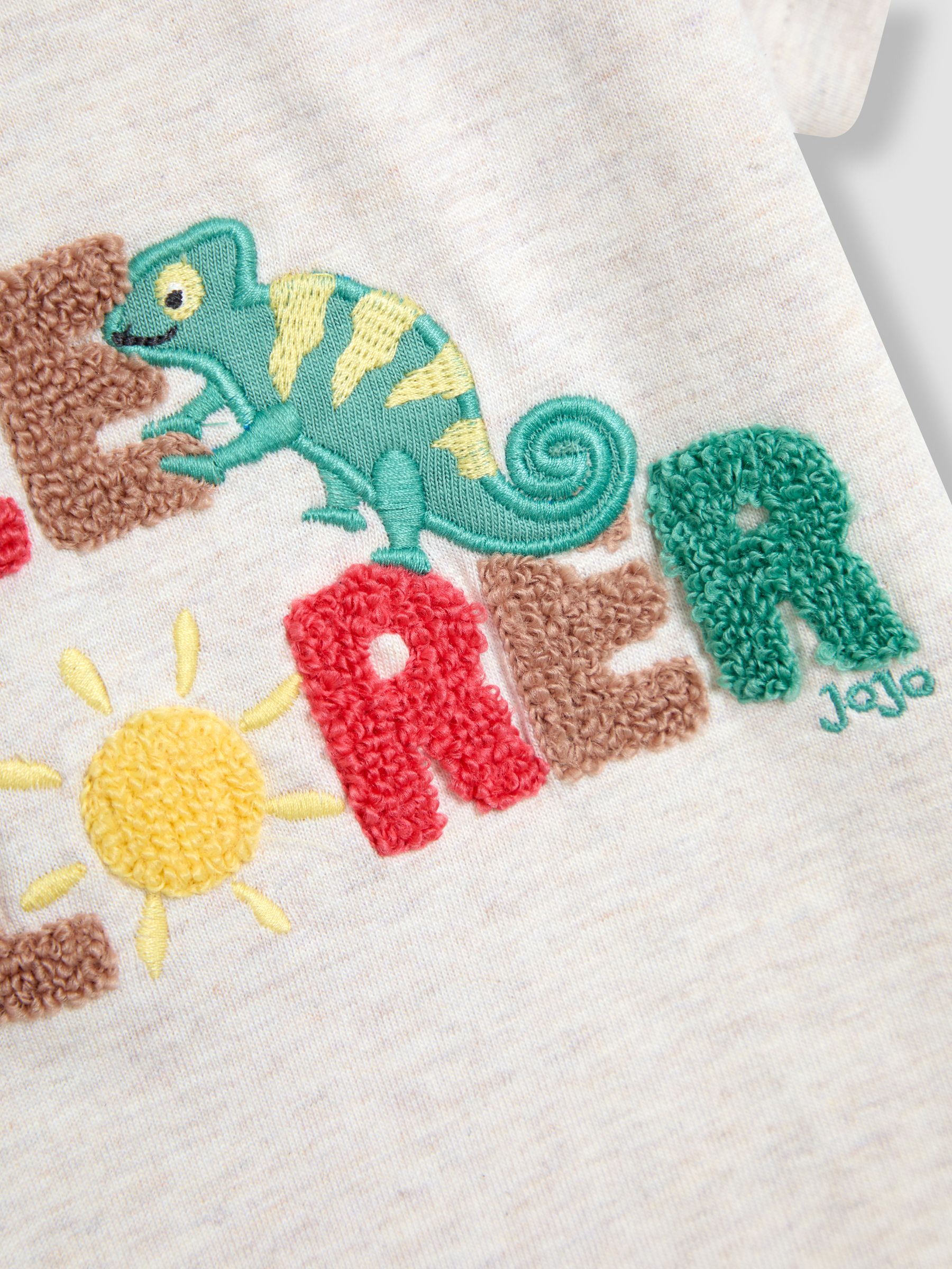 Natural Little Explorer Puff Print T-Shirt - Image 3 of 3