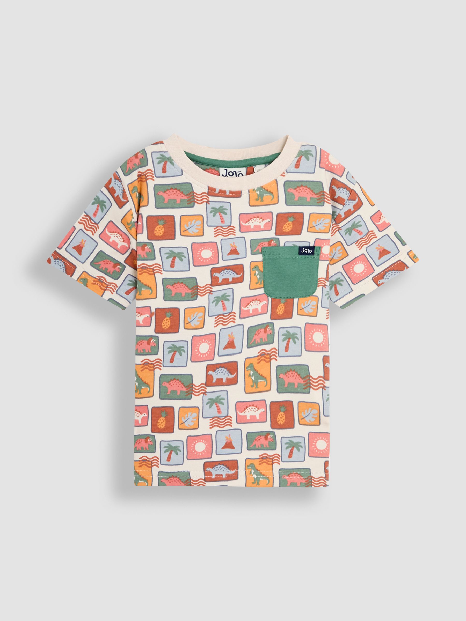 Stone Dino Stamp 2-Pack Printed & Plain T-Shirts - Image 2 of 6