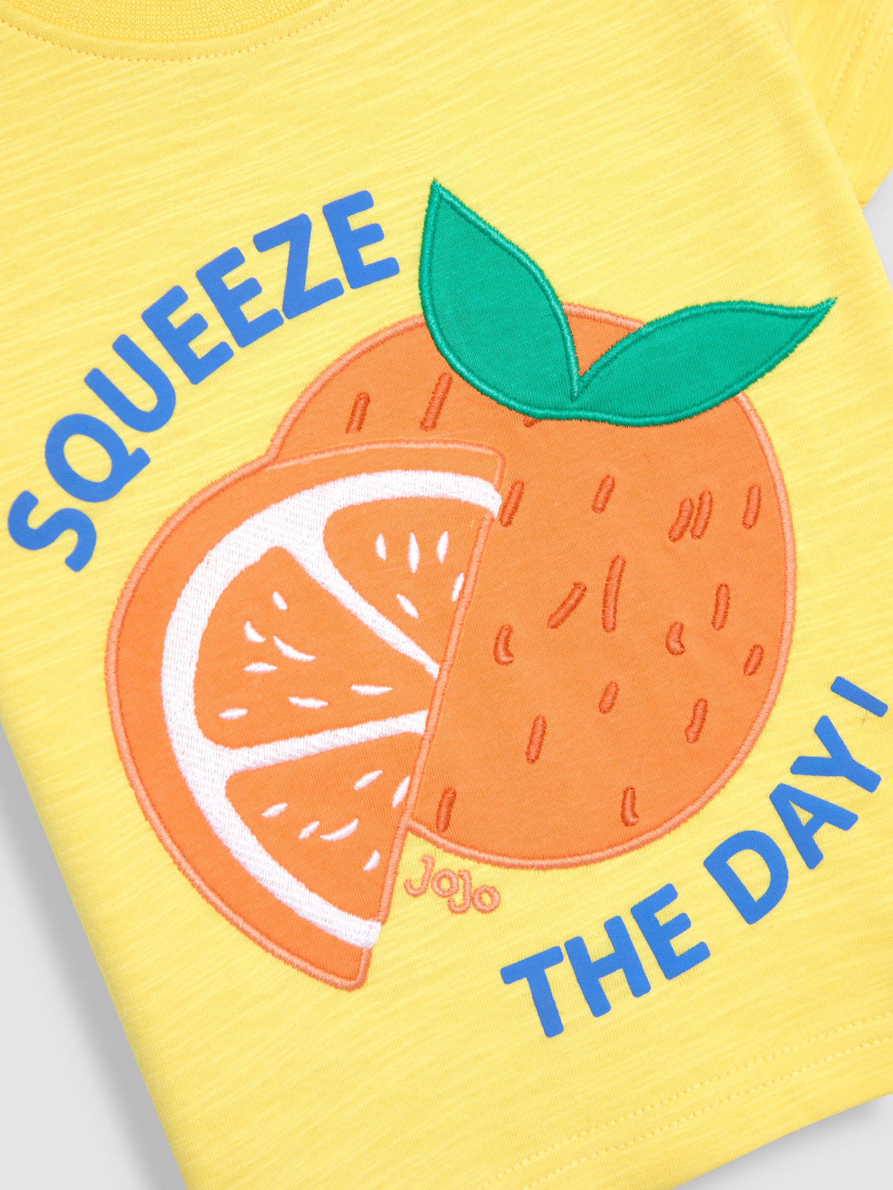 Yellow Orange Fruit Printed T-Shirt - Image 3 of 3