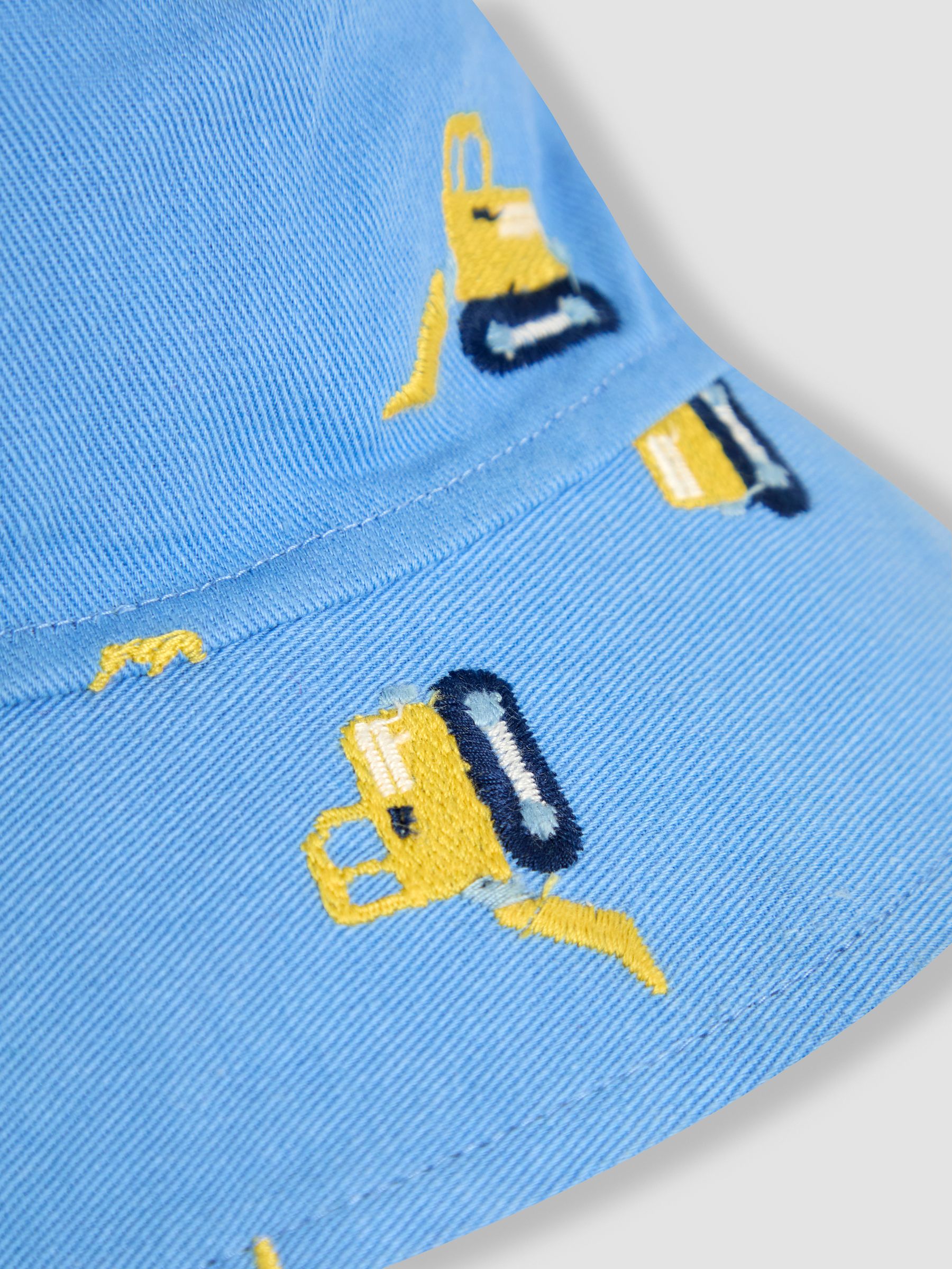 Blue Construction Embroidered Twill Sun Hat - Image 2 of 3