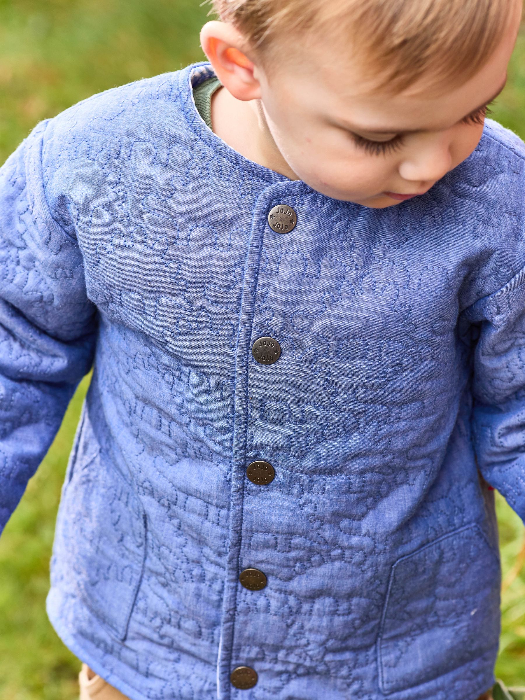 Denim Dino Quilted Reversible Jacket - Image 10 of 10