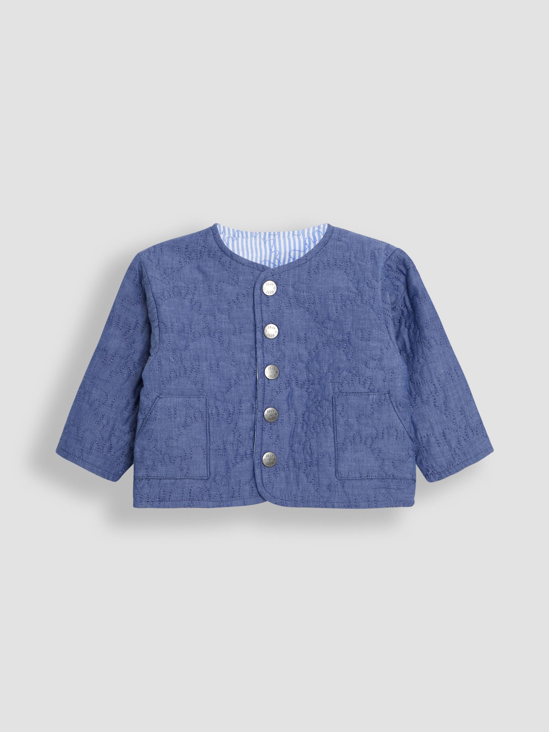 Denim Dino Quilted Reversible Jacket - Image 2 of 7
