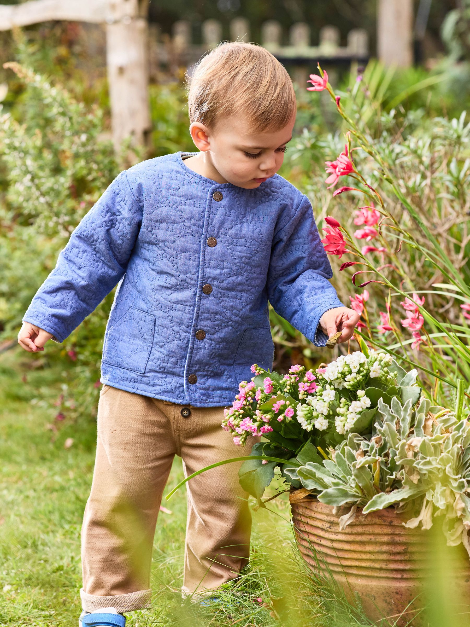 Denim Dino Quilted Reversible Jacket - Image 9 of 10