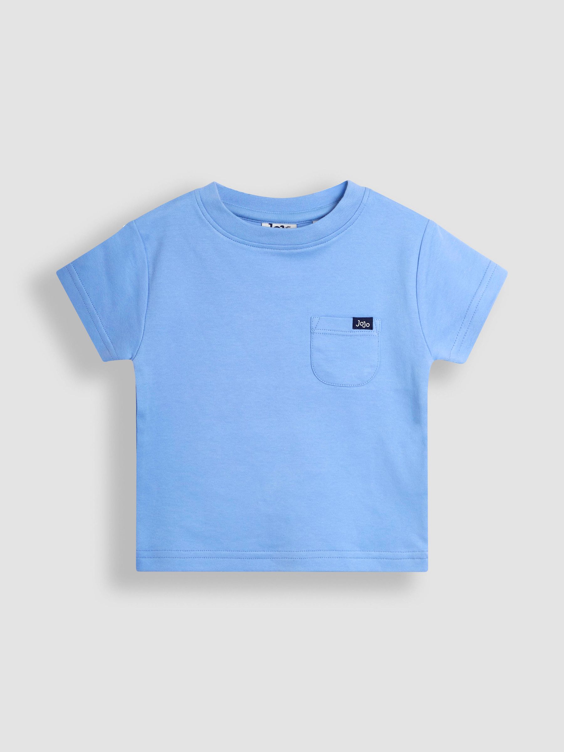 Blue Scooting Dino 2-Pack Printed & Plain T-Shirts - Image 2 of 5