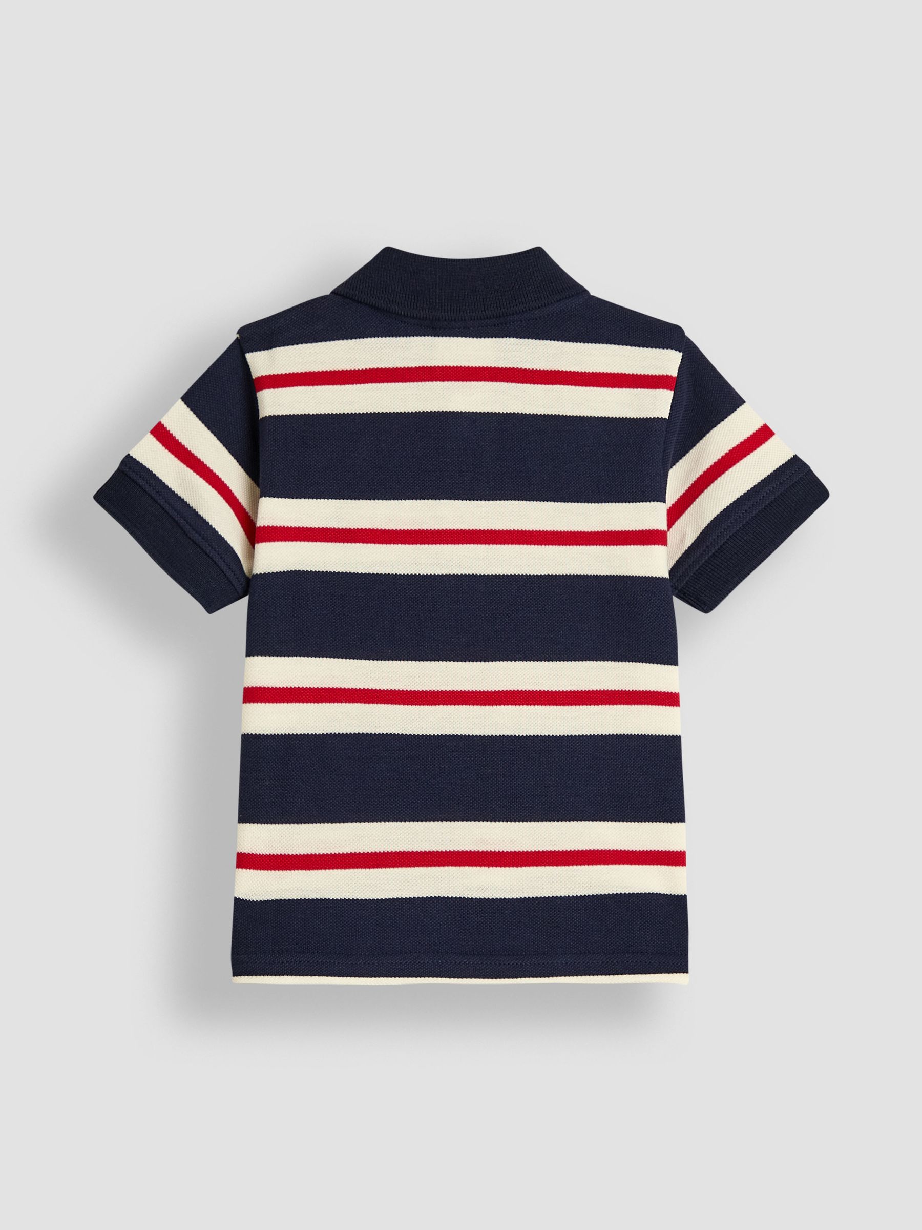 Navy Classic Stripe Polo Shirt - Image 2 of 3