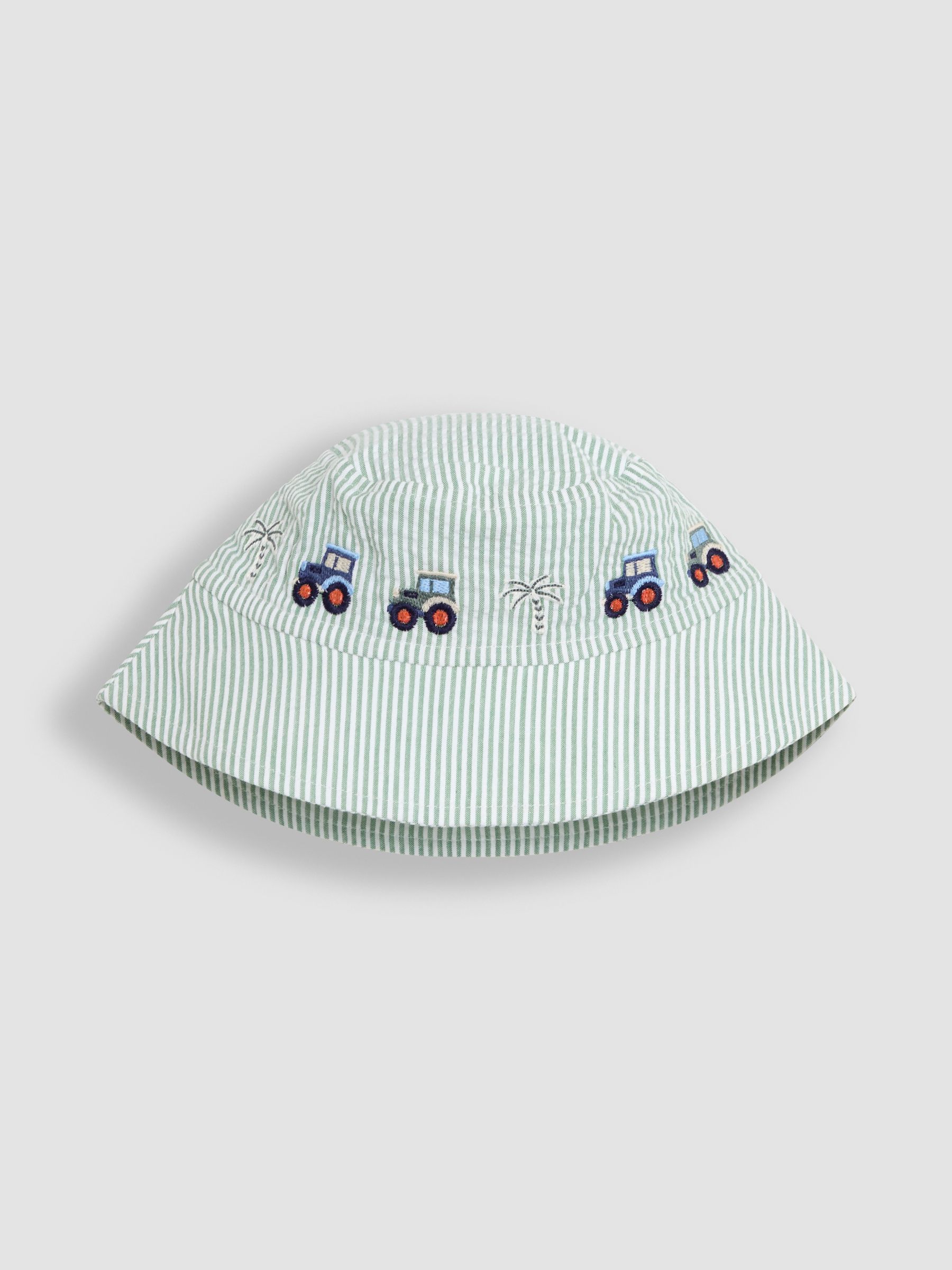 Khaki Green Tractor Reversible Sun Hat - Image 1 of 3