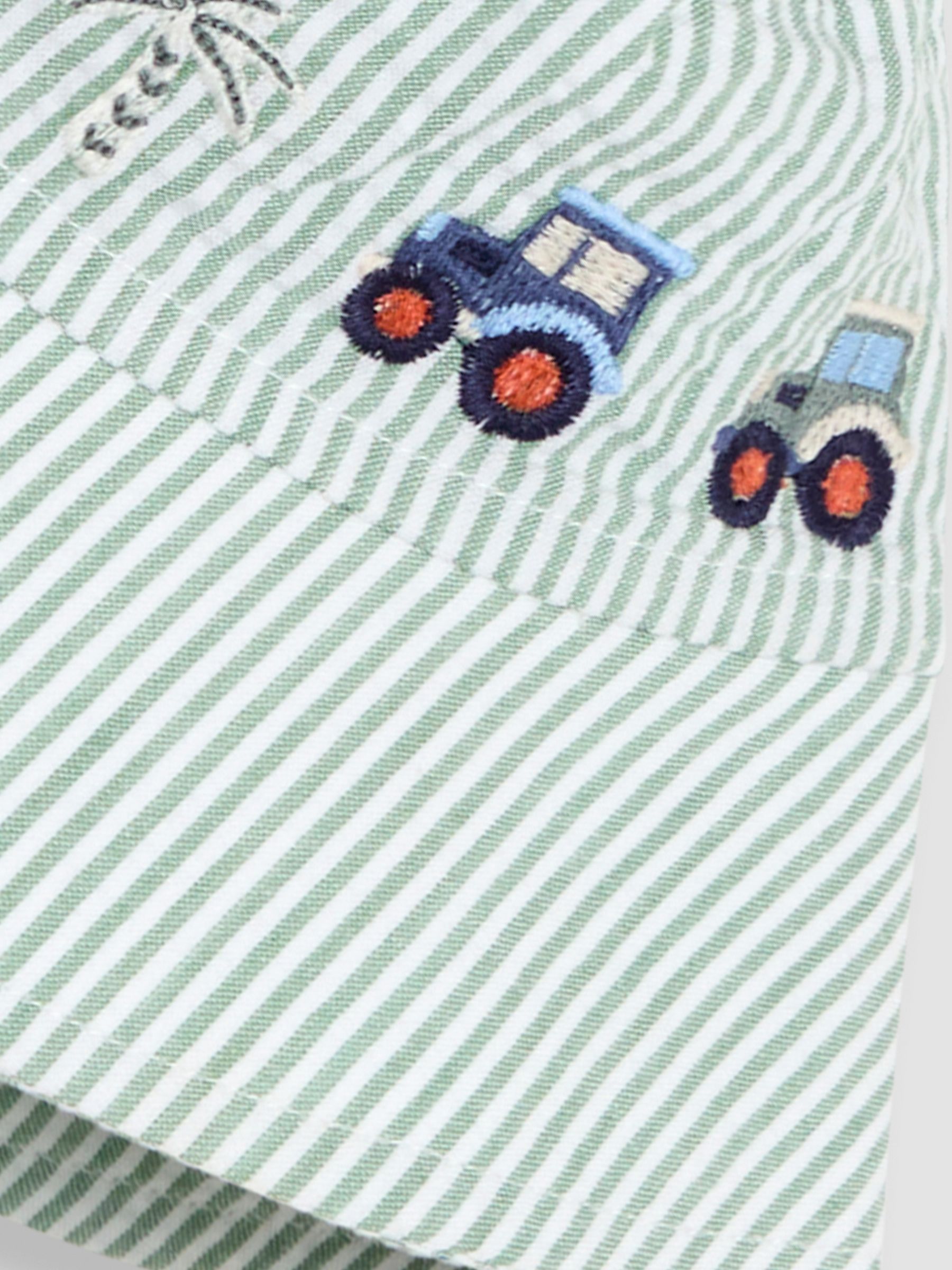 Khaki Green Tractor Reversible Sun Hat - Image 3 of 3