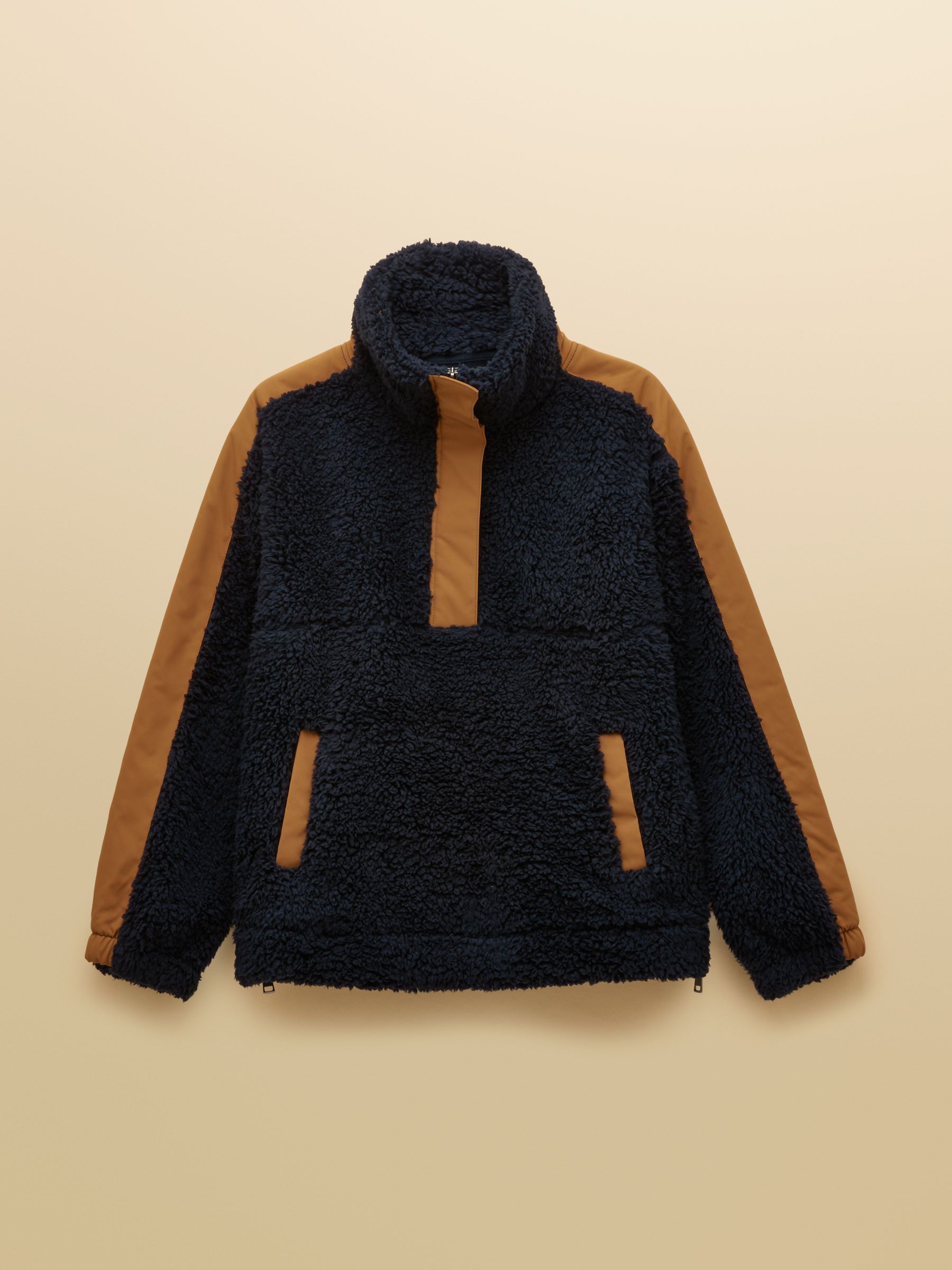Tilly Navy Quarter Zip Borg Fleece - Image 7 of 7