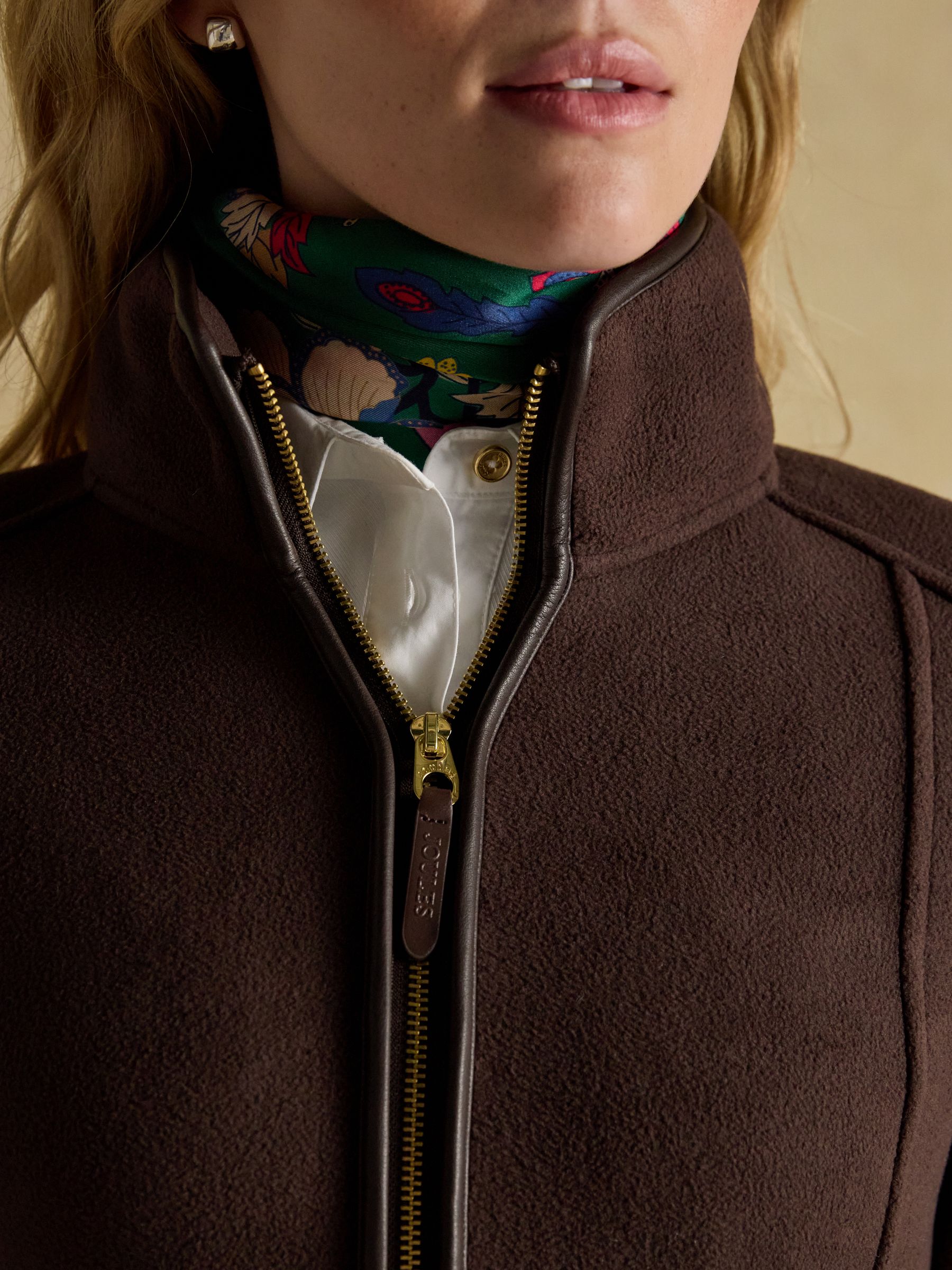 Heritage Chocolate Regular Zip Through Fleece - Image 8 of 13
