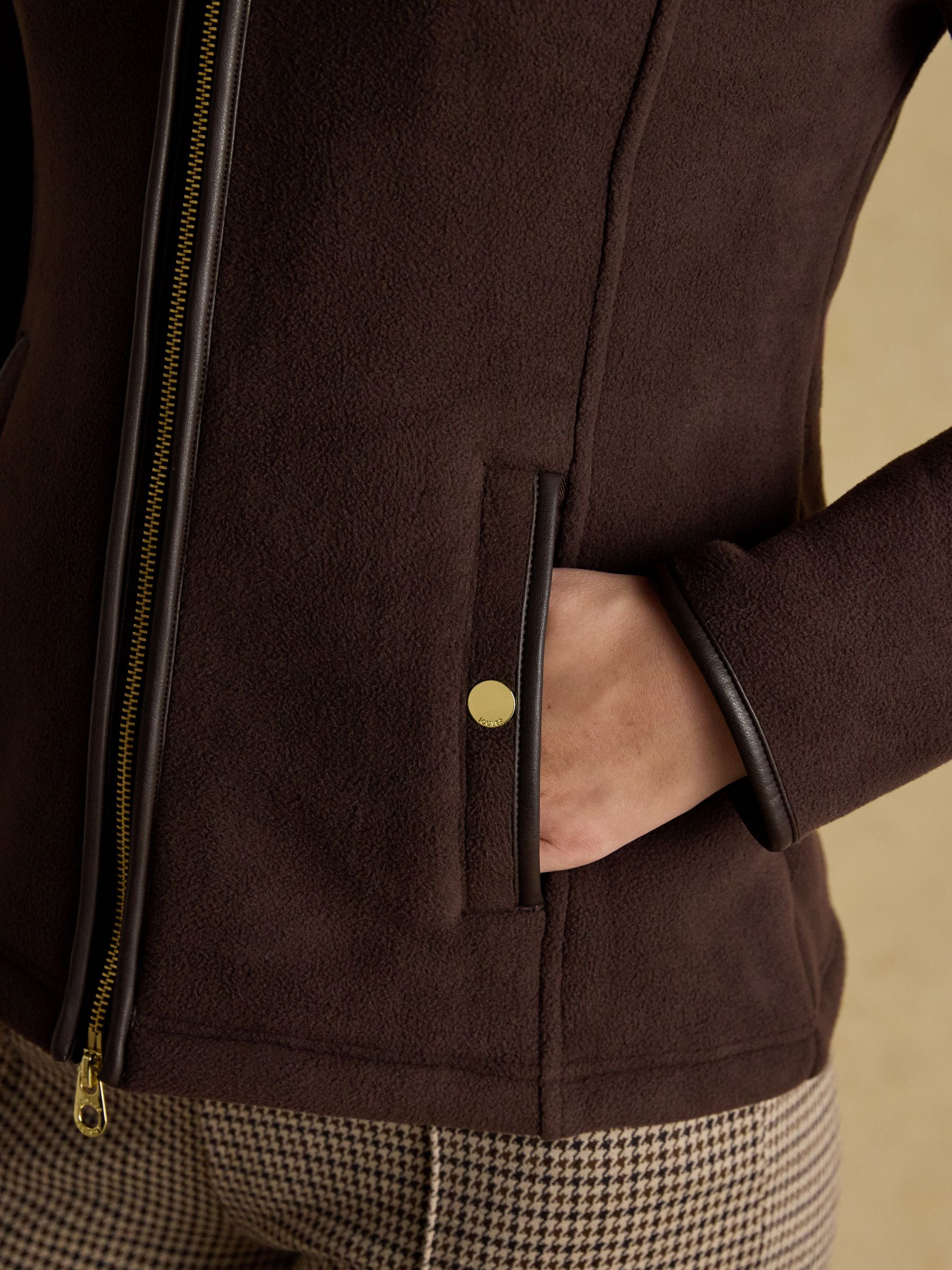 Heritage Chocolate Regular Zip Through Fleece - Image 9 of 13