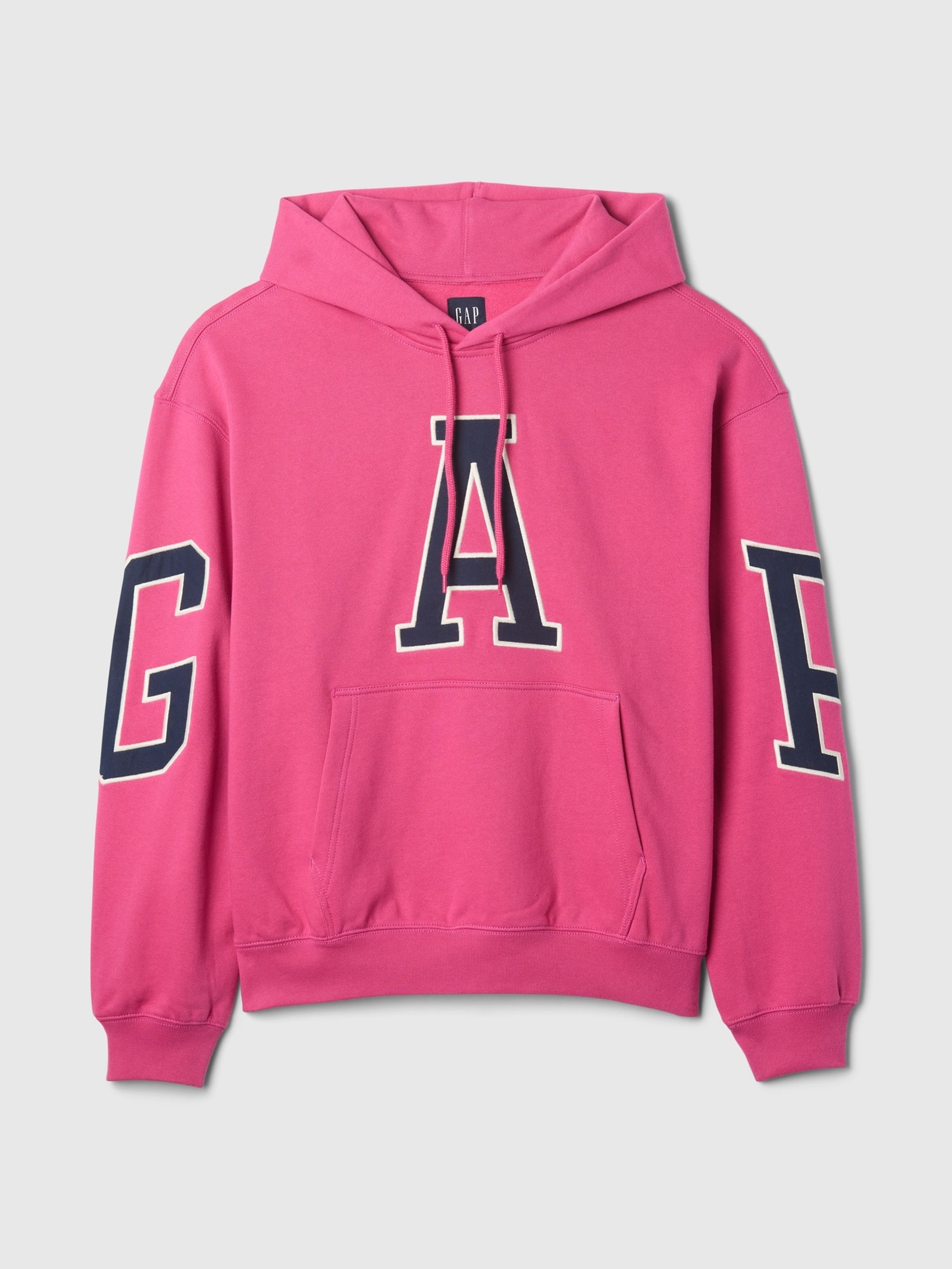 Pink Heavyweight Logo Hoodie - Image 5 of 5