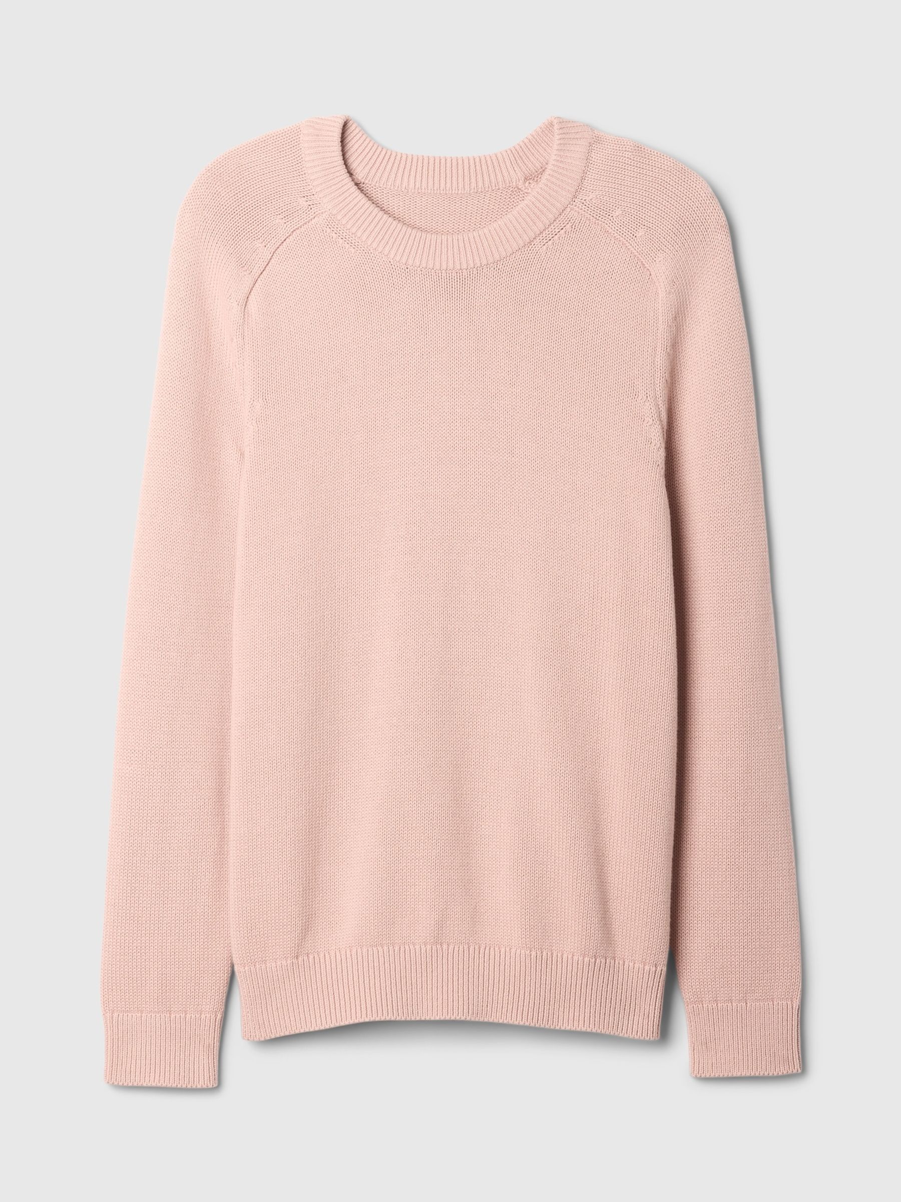 Pink Raglan Crew Neck Jumper - Image 5 of 5