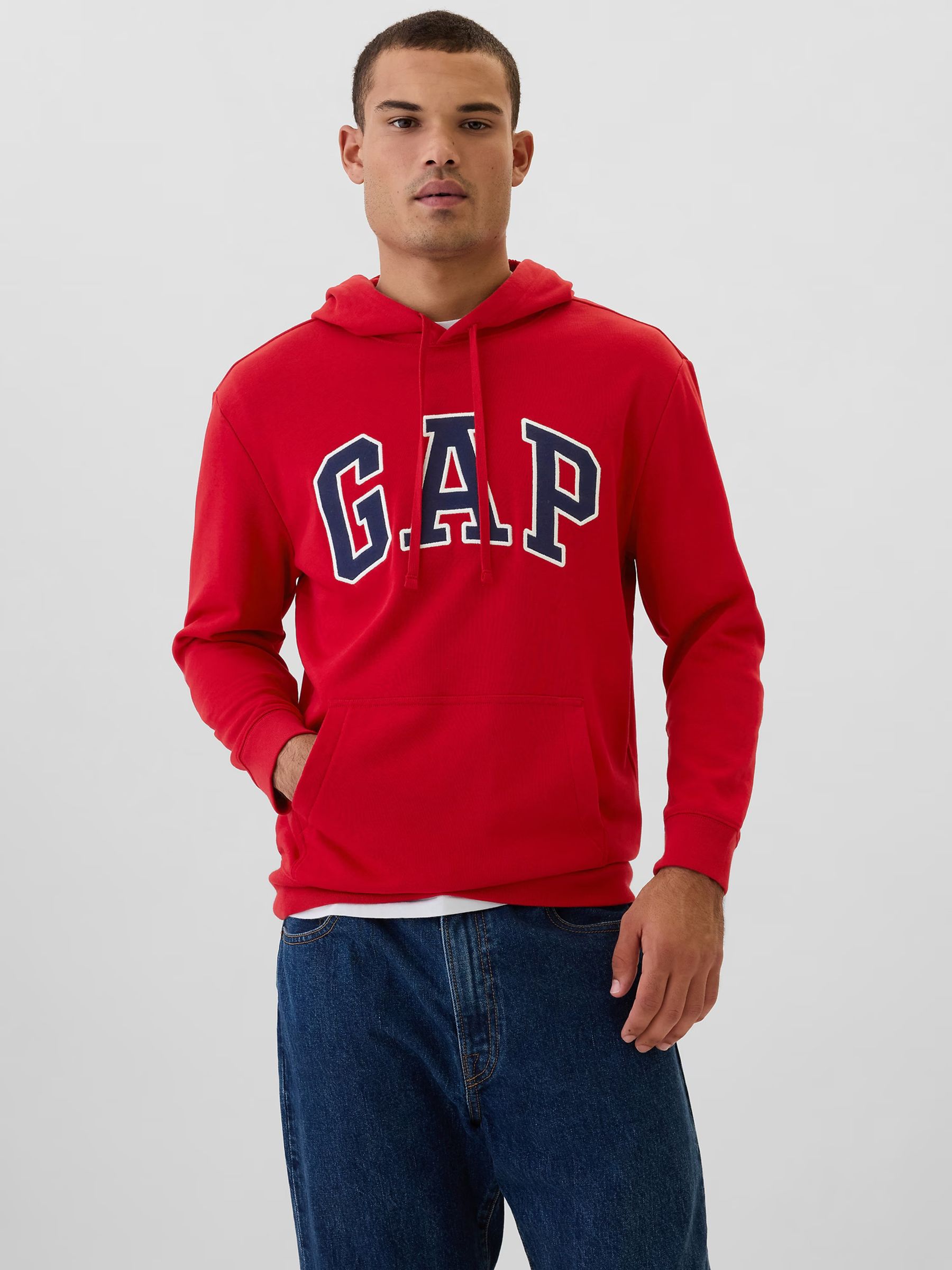 Red Arch Logo Hoodie - Image 1 of 5