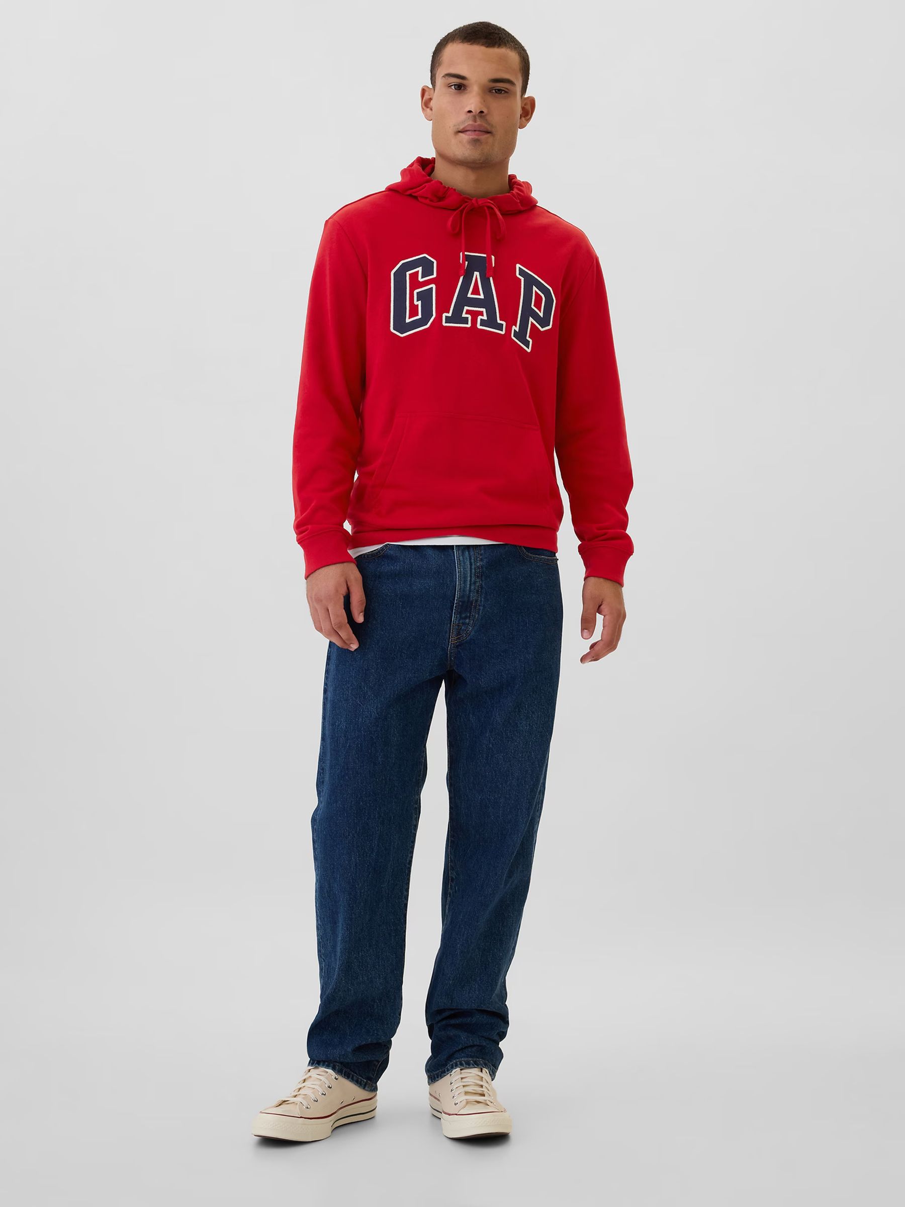Red Arch Logo Hoodie - Image 3 of 5