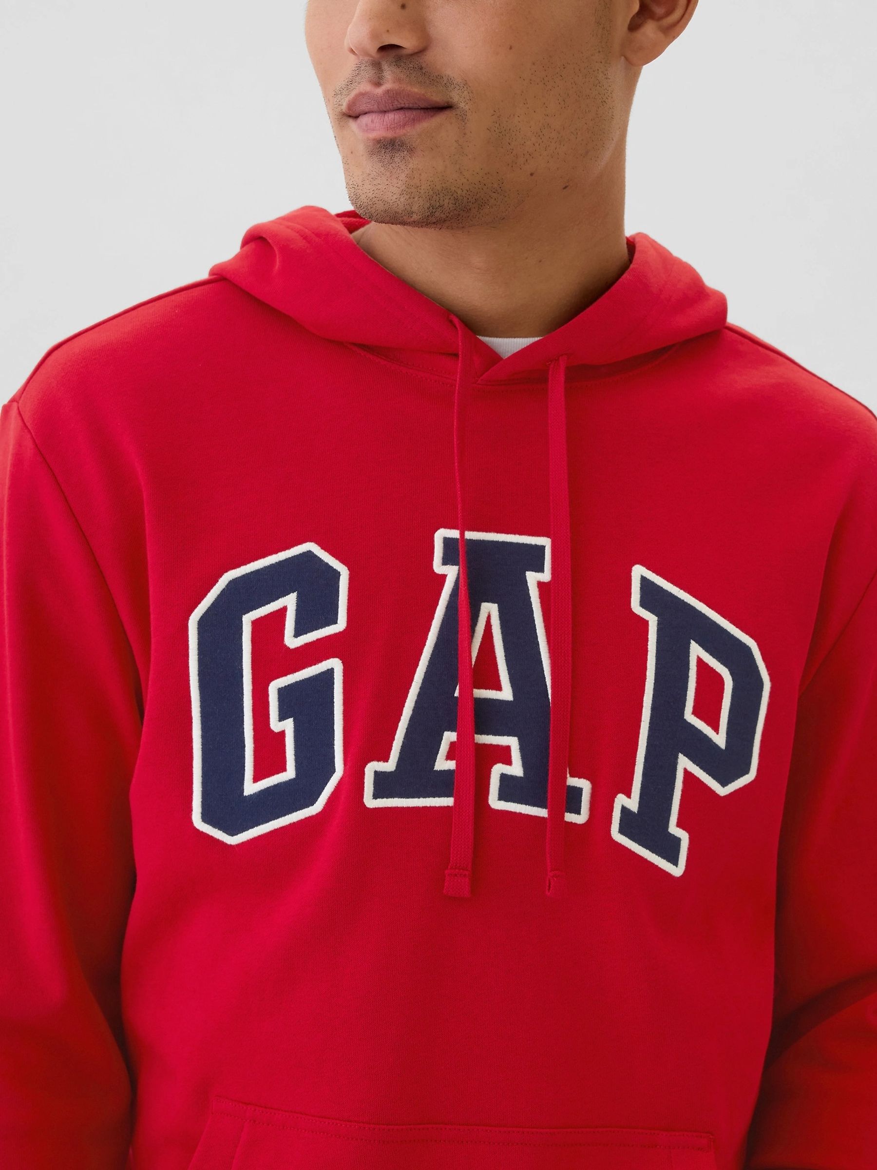 Red Arch Logo Hoodie - Image 4 of 5