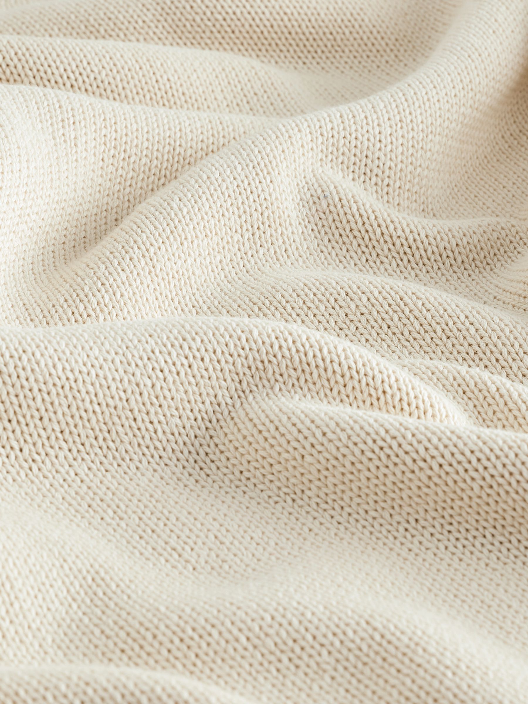 Cream Raglan Crew Neck Jumper - Image 8 of 8