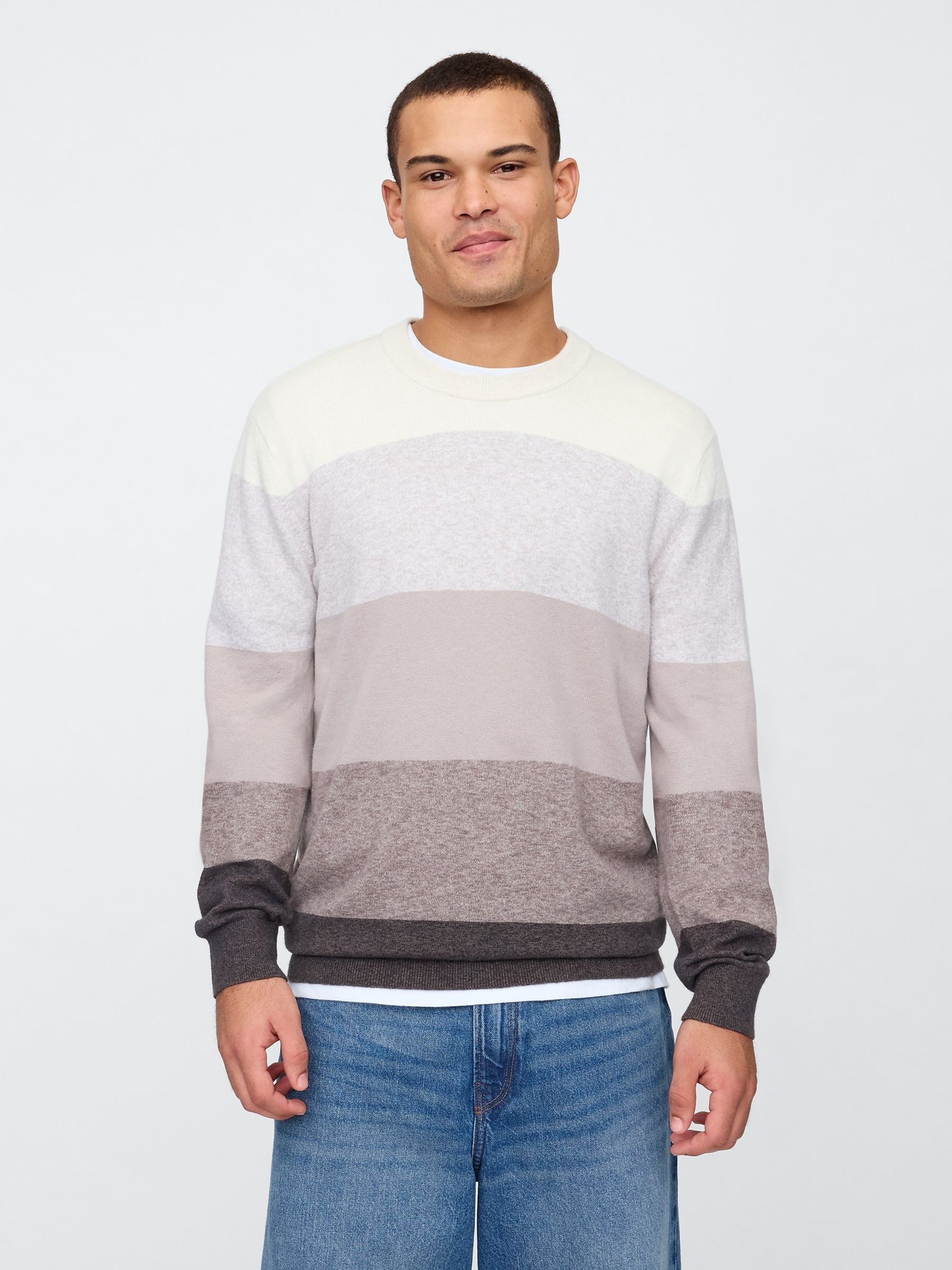 Beige CashSoft Crew Neck Jumper - Image 1 of 5