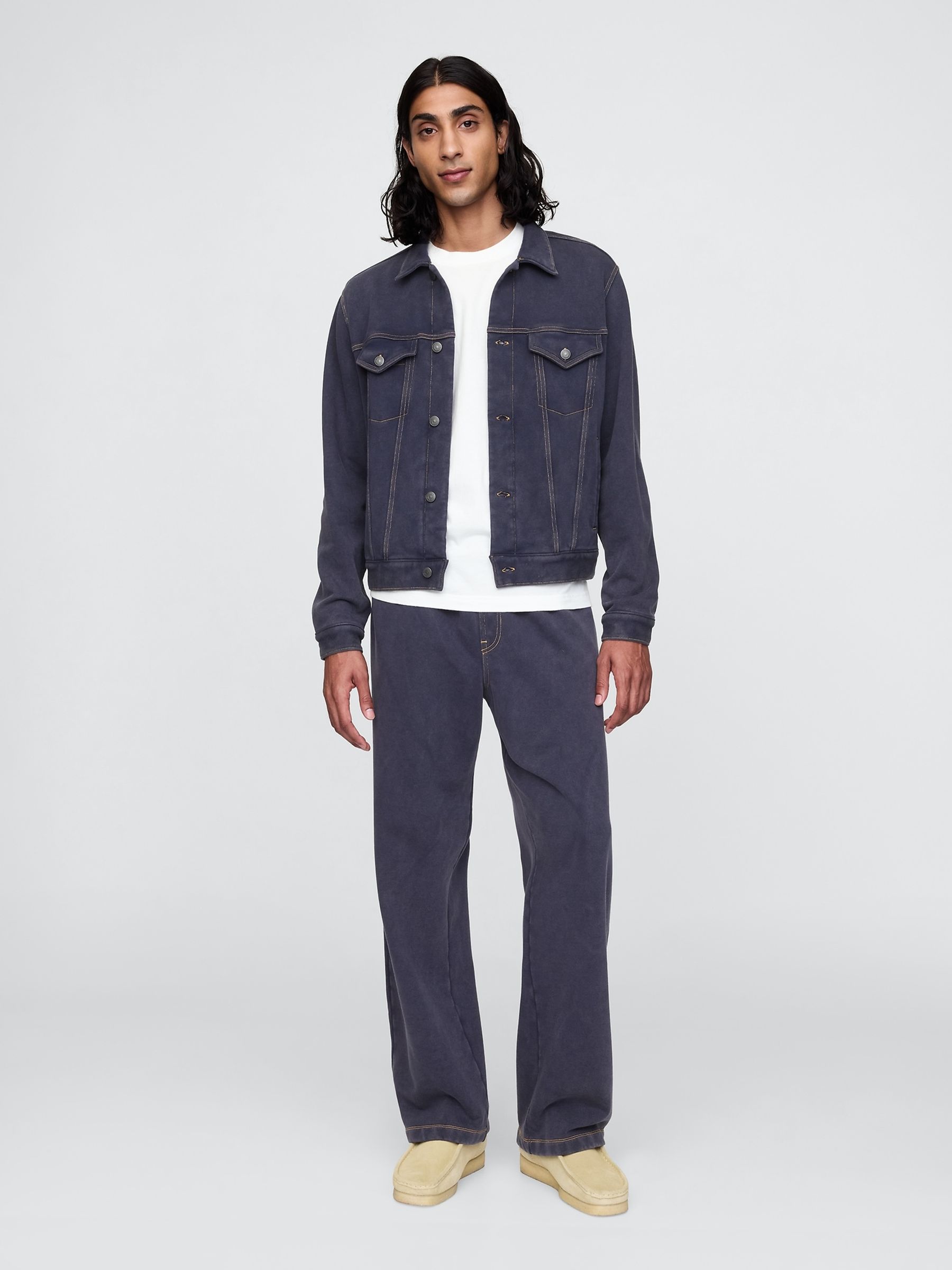 Blue Heavyweight Jogger Jeans - Image 1 of 7