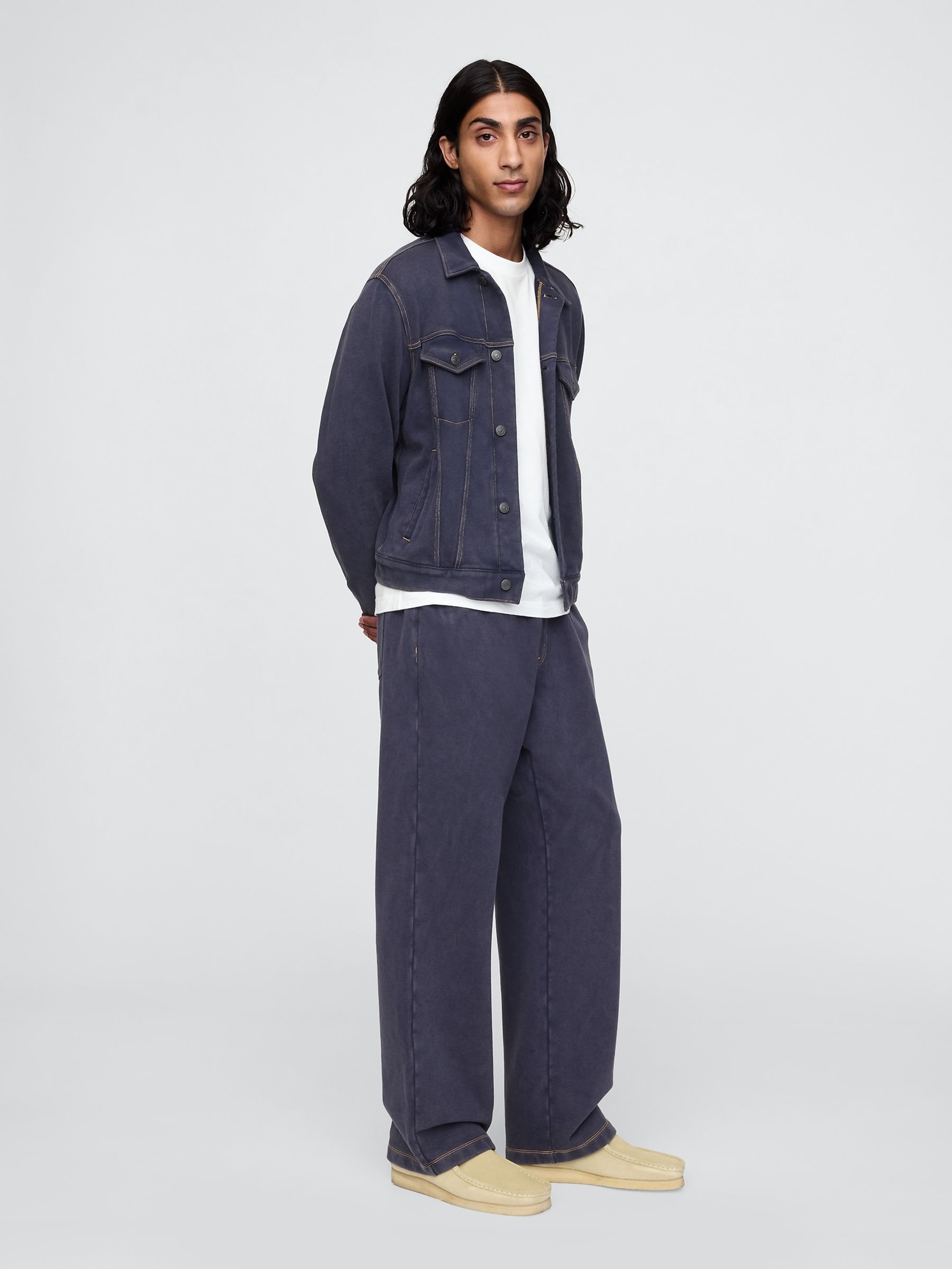 Blue Heavyweight Jogger Jeans - Image 4 of 7