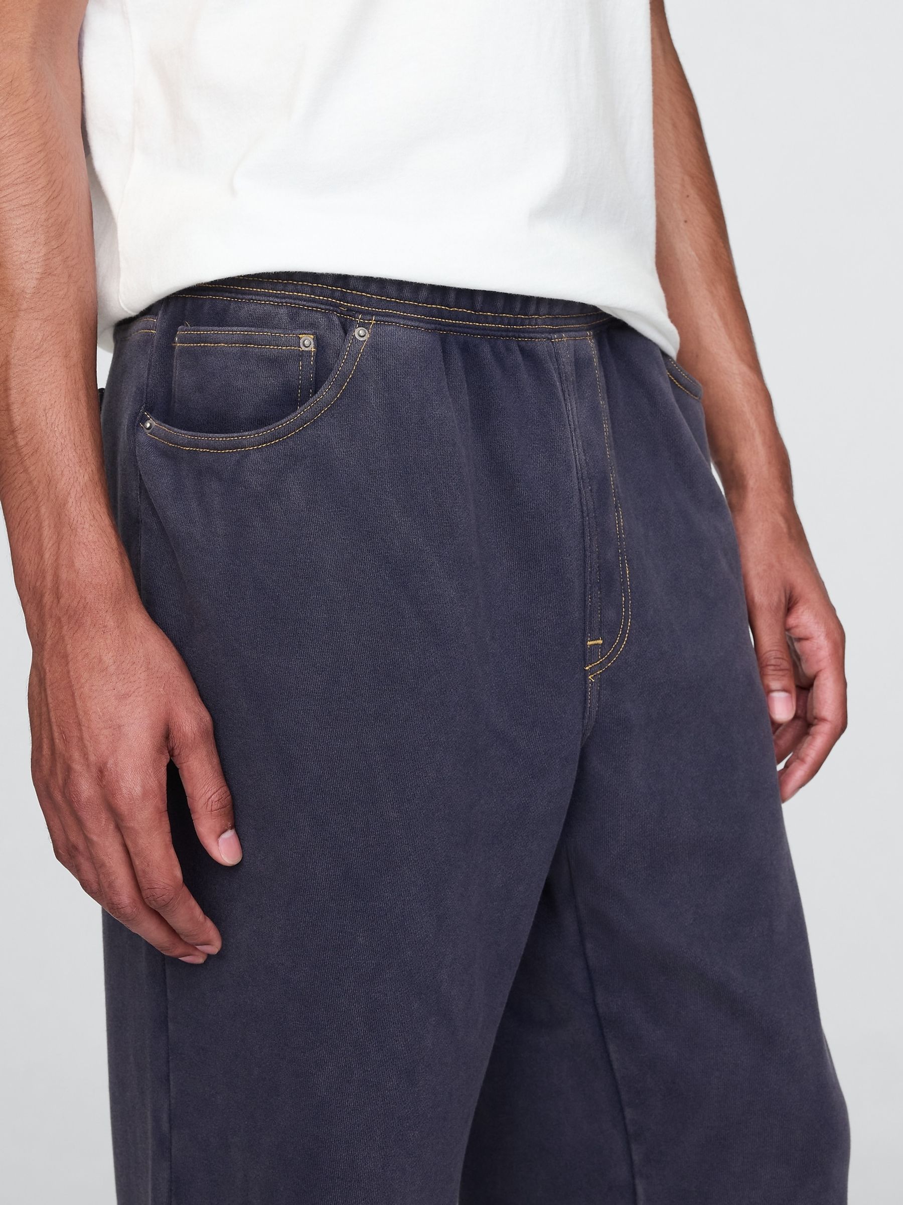 Blue Heavyweight Jogger Jeans - Image 5 of 7